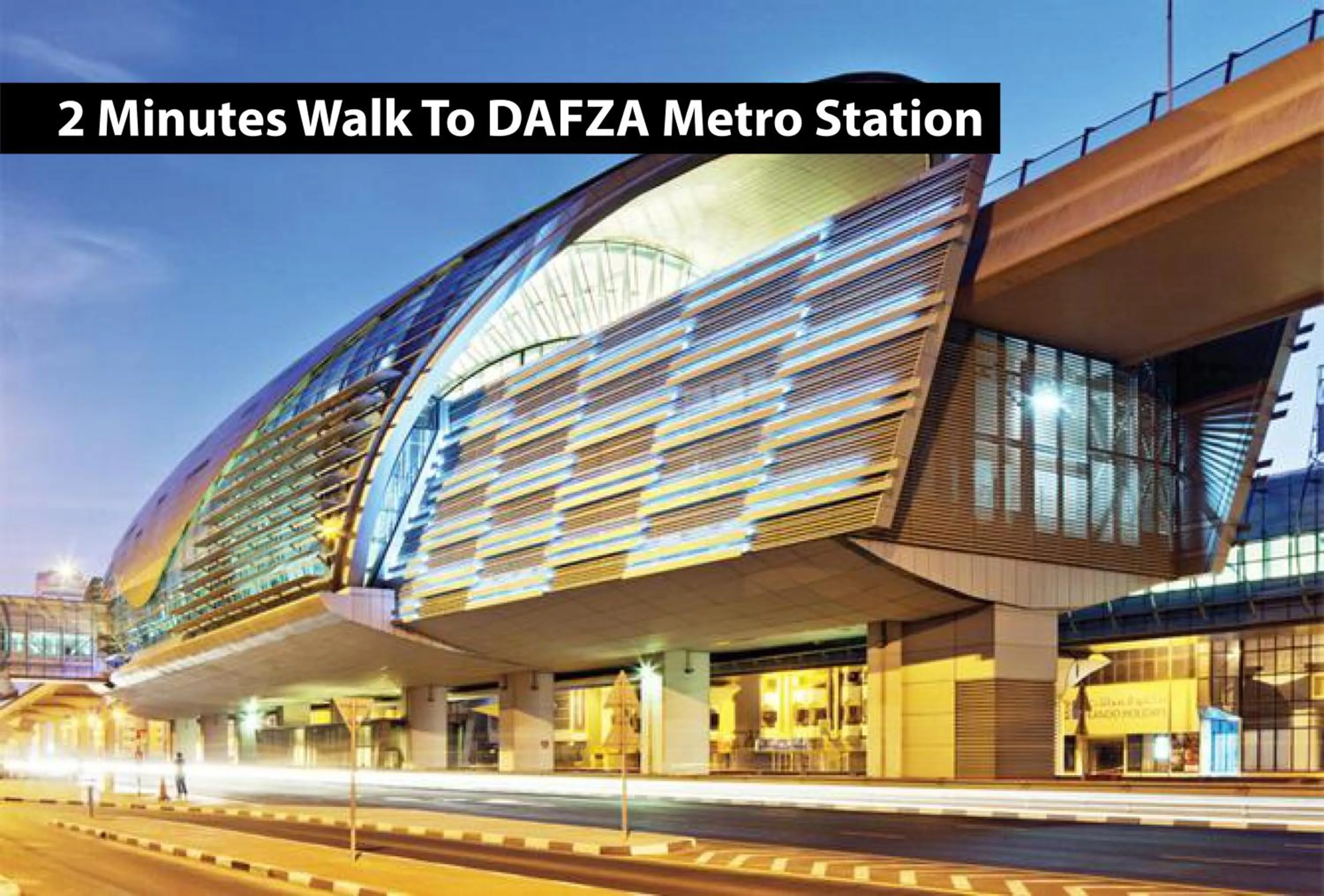 Nearby landmark in Fortune Plaza Hotel, Dubai Airport