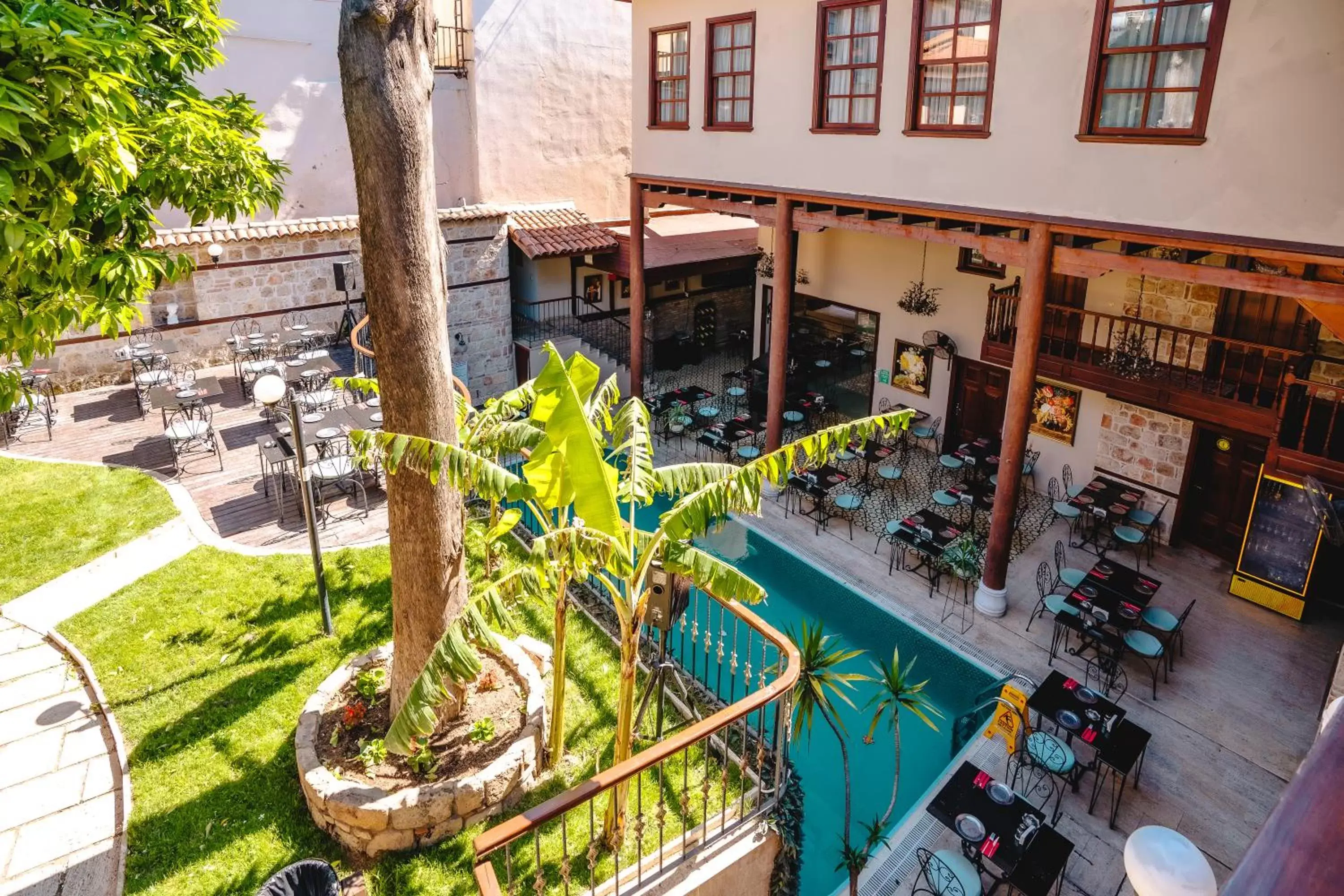 Balcony/Terrace, Pool View in Mediterra Art Hotel Antalya