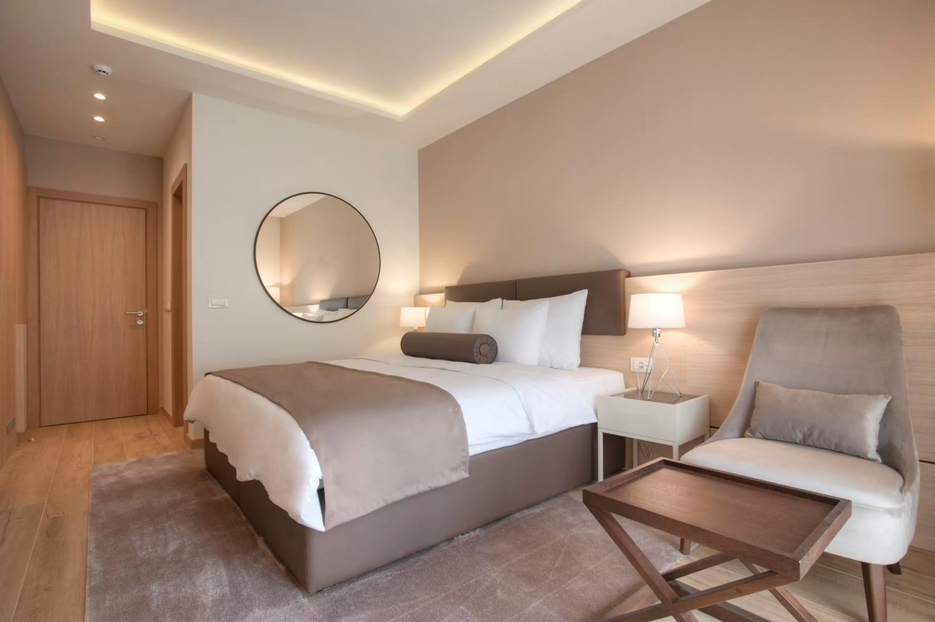 Bed in Hotel Villa Gracia