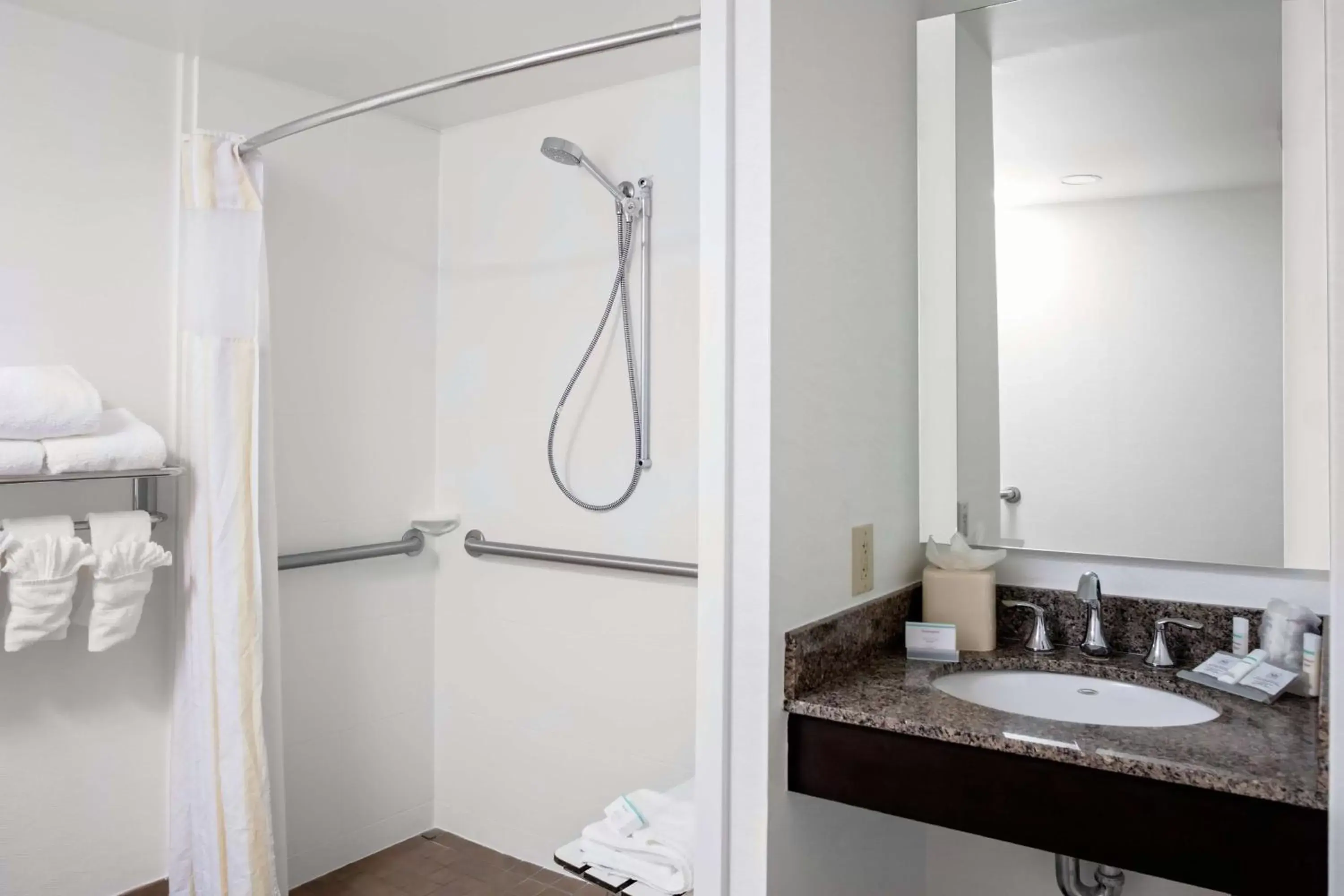 Shower, Bathroom in Hilton Garden Inn Atlanta Perimeter Center