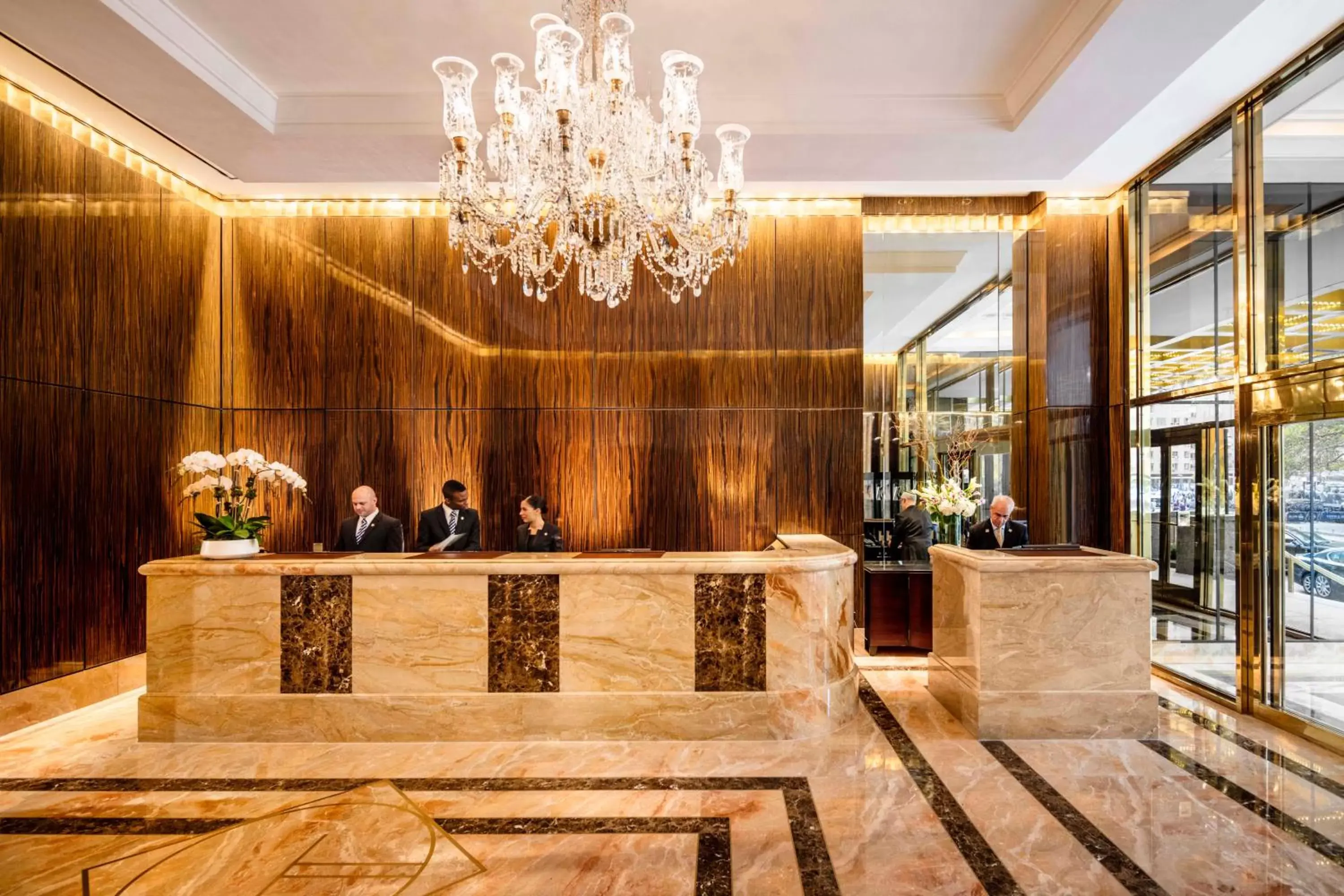 Lobby or reception in Trump International New York Lobby or reception in Trump International New York