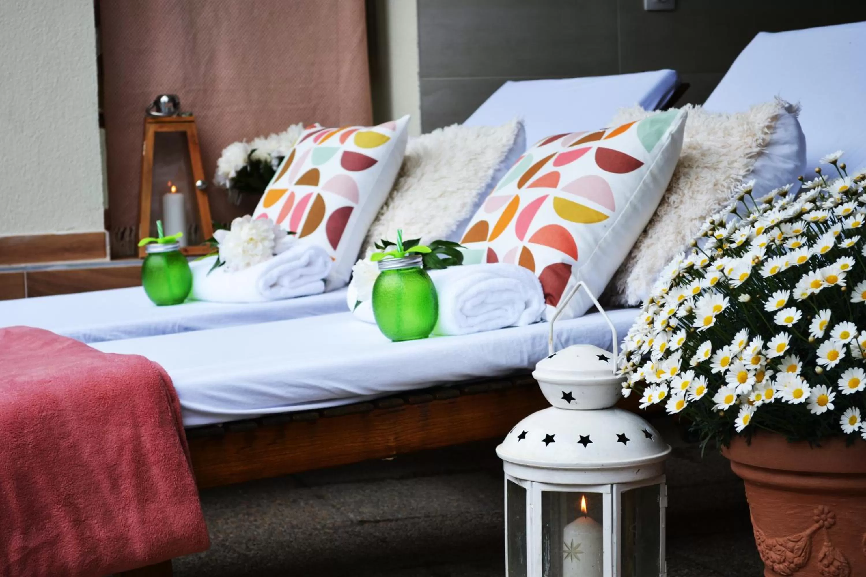 Spa and wellness centre/facilities, Bed in Amfora Panzió