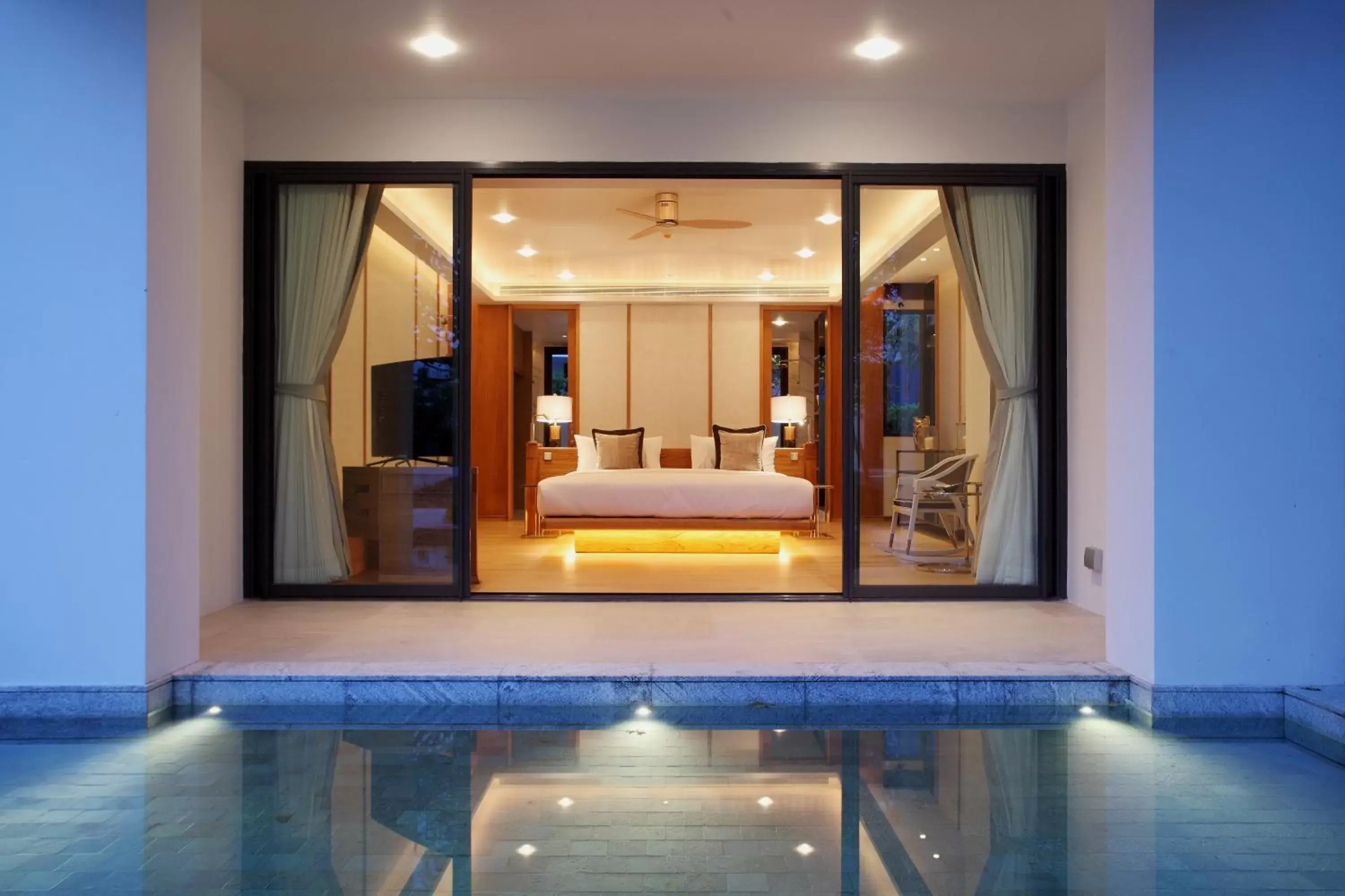 Decorative detail, Swimming Pool in Baba Beach Club Hua Hin Luxury Pool Villa by Sri panwa