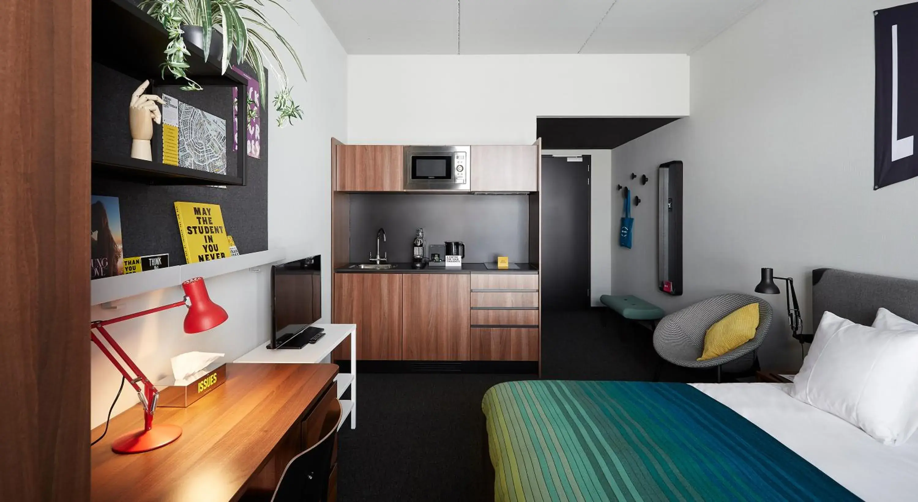 Kitchen or kitchenette, Room Photo in The Social Hub Amsterdam City