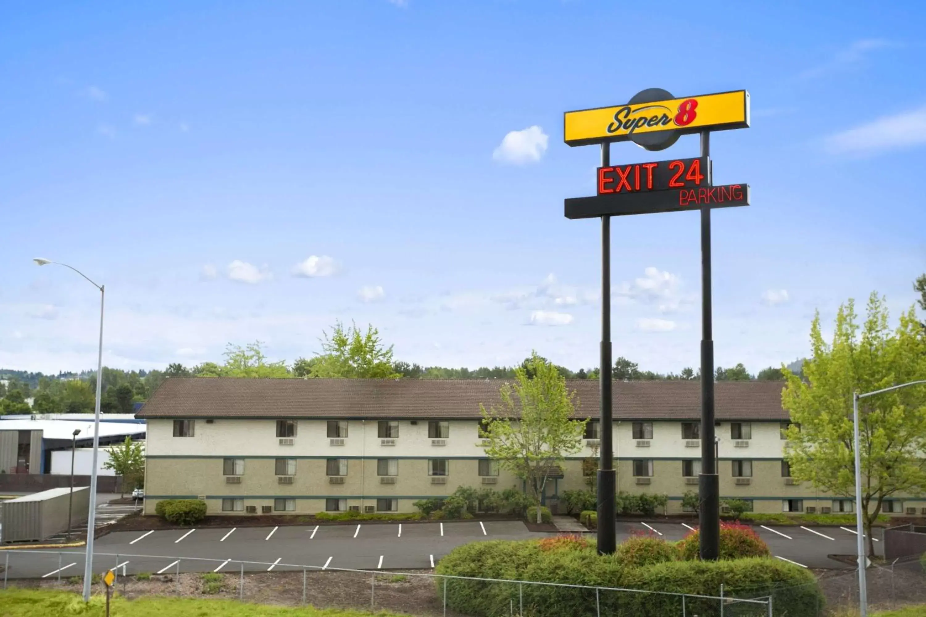 Property building in Super 8 by Wyndham Portland Airport
