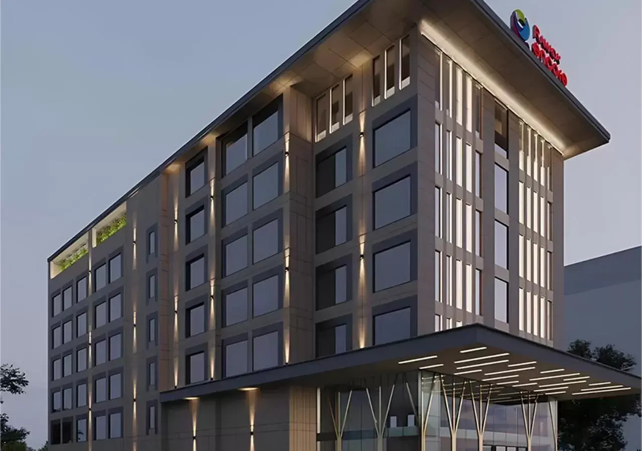 Facade/entrance in Ramada Encore by Wyndham Indore Nipania Facade/entrance in Ramada Encore by Wyndham Indore Nipania