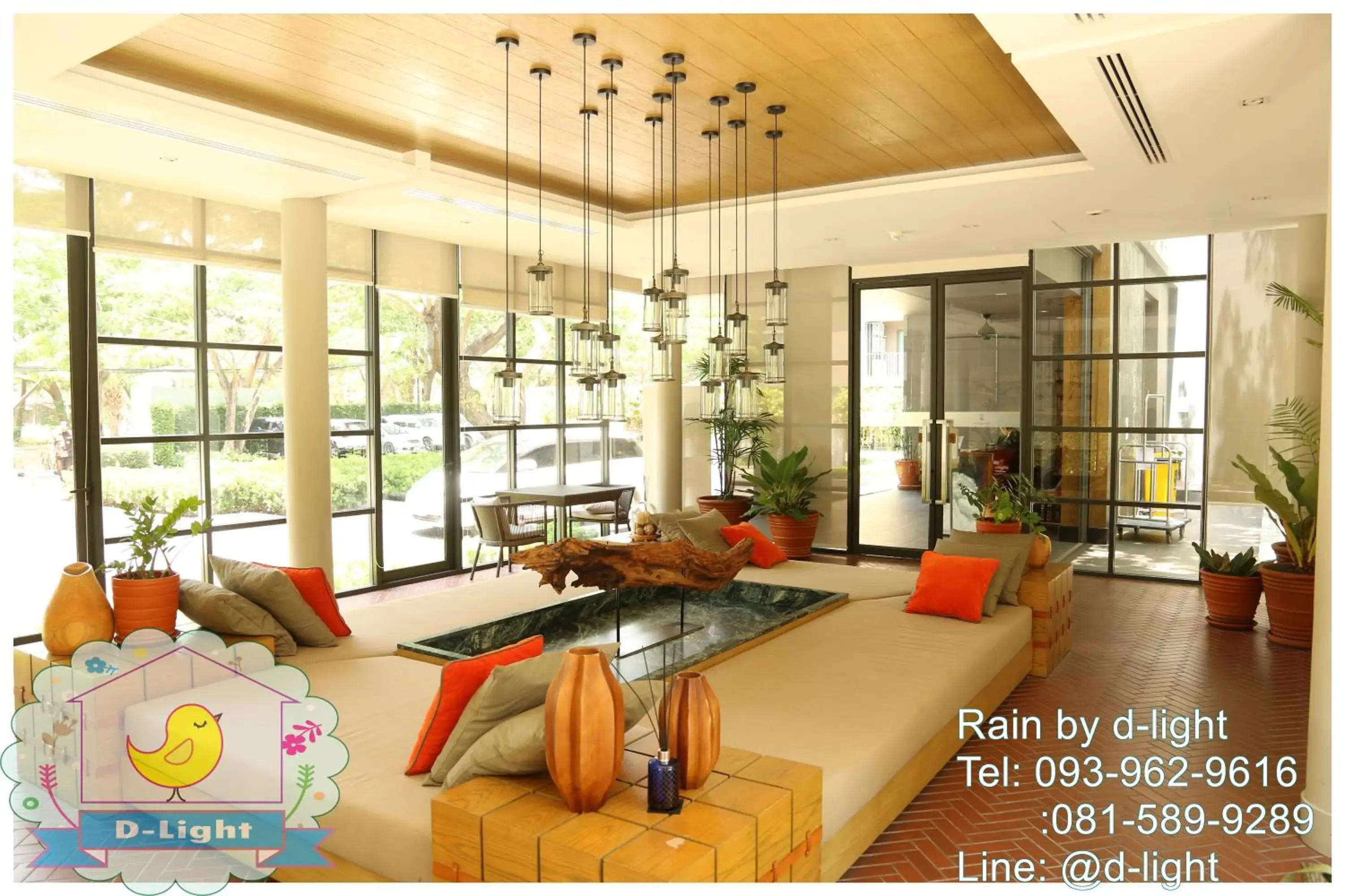 Lobby or reception in Rain Cha-am Hua Hin by D-light Lobby or reception in Rain Cha-am Hua Hin by D-light
