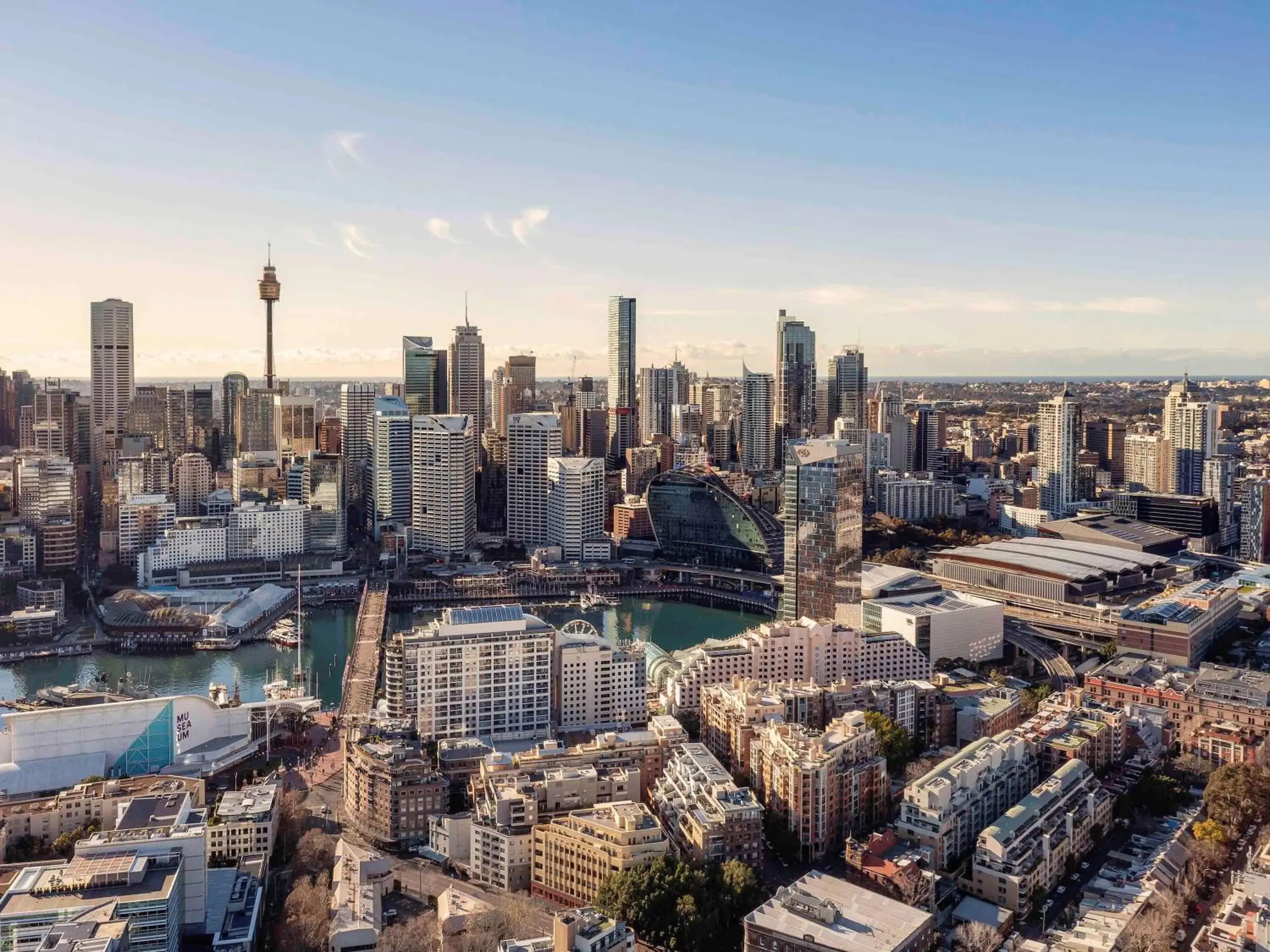 Property building, Bird's-eye View in ibis Sydney Darling Harbour