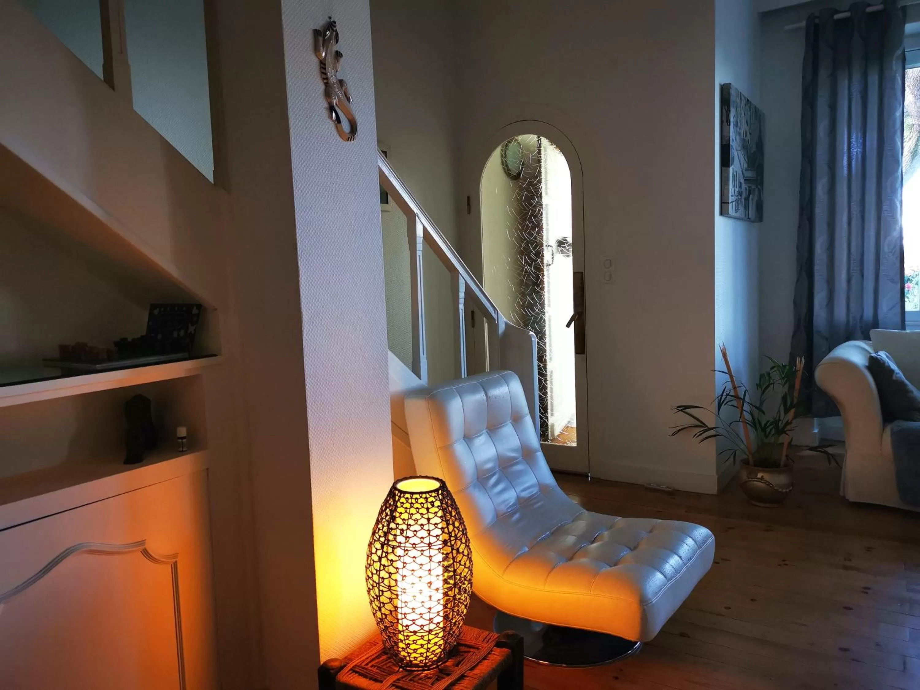 Living room, Seating Area in Chambres d'hôtes La Maison Blanche