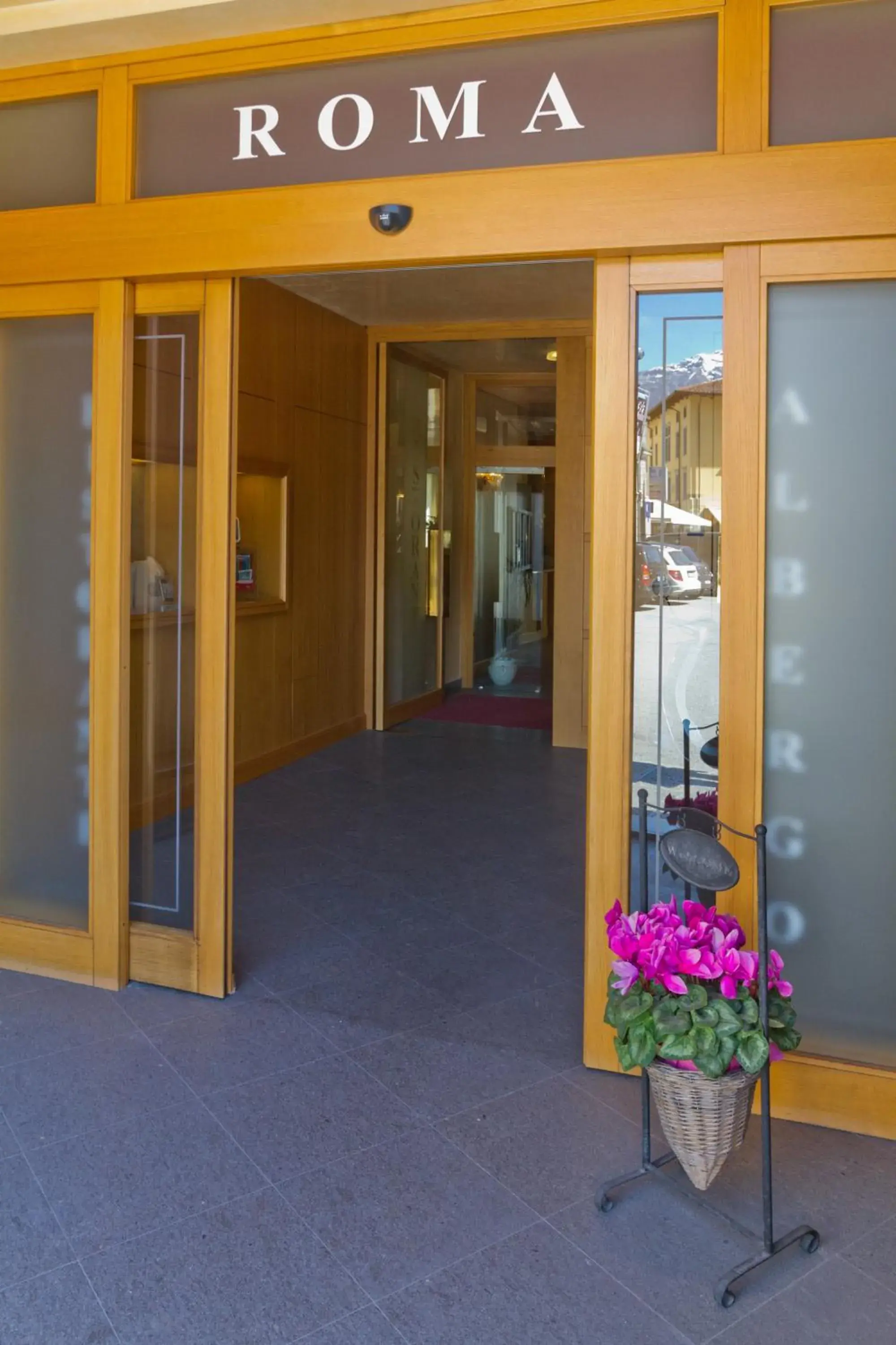 Lobby or reception in Albergo Roma