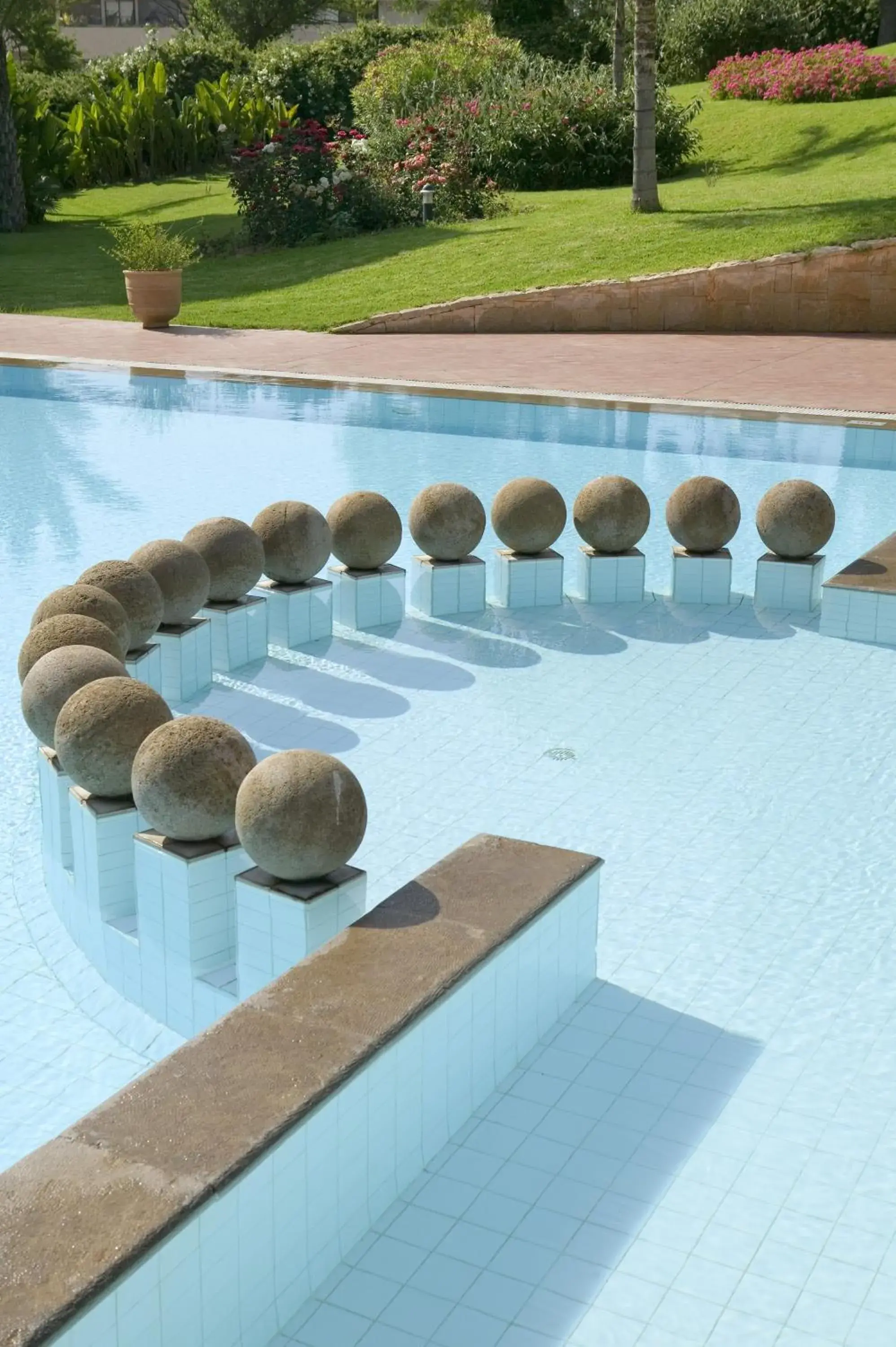 Decorative detail, Swimming Pool in Ibis Meknes Hotel