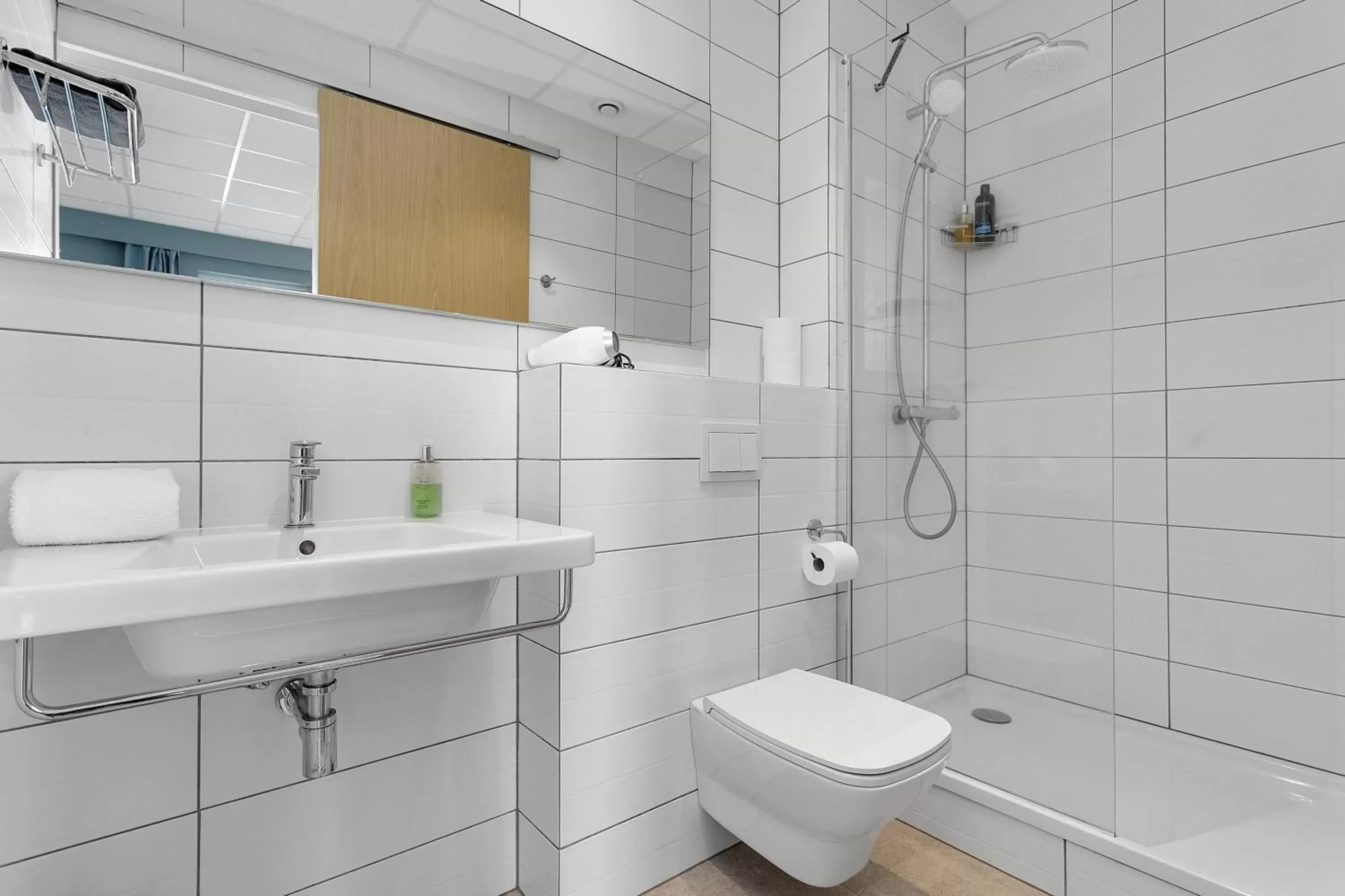 Shower, Bathroom in Icelandic Apartments by Heimaleiga