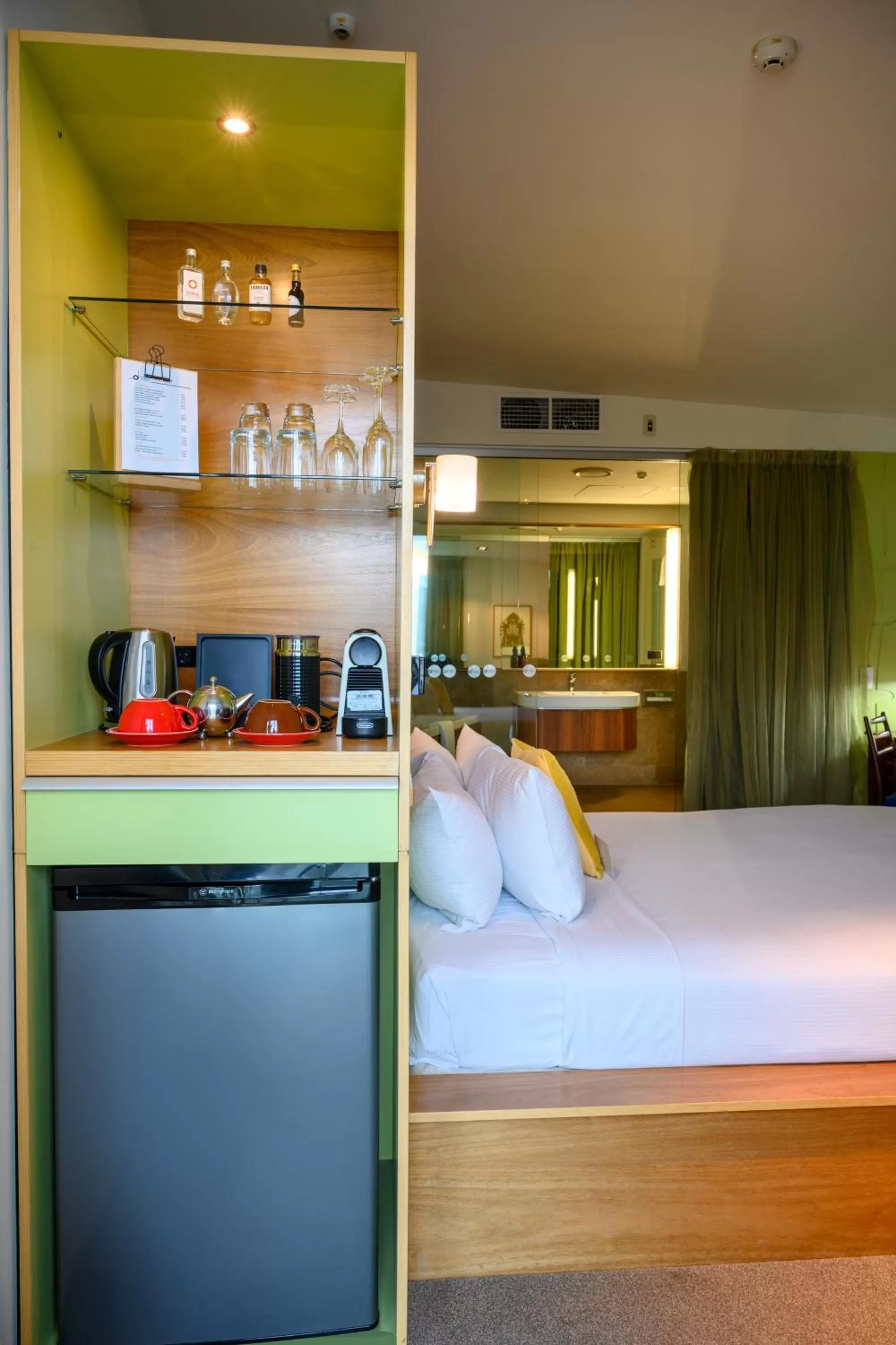 Coffee/tea facilities, Bed in Ohtel Wellington