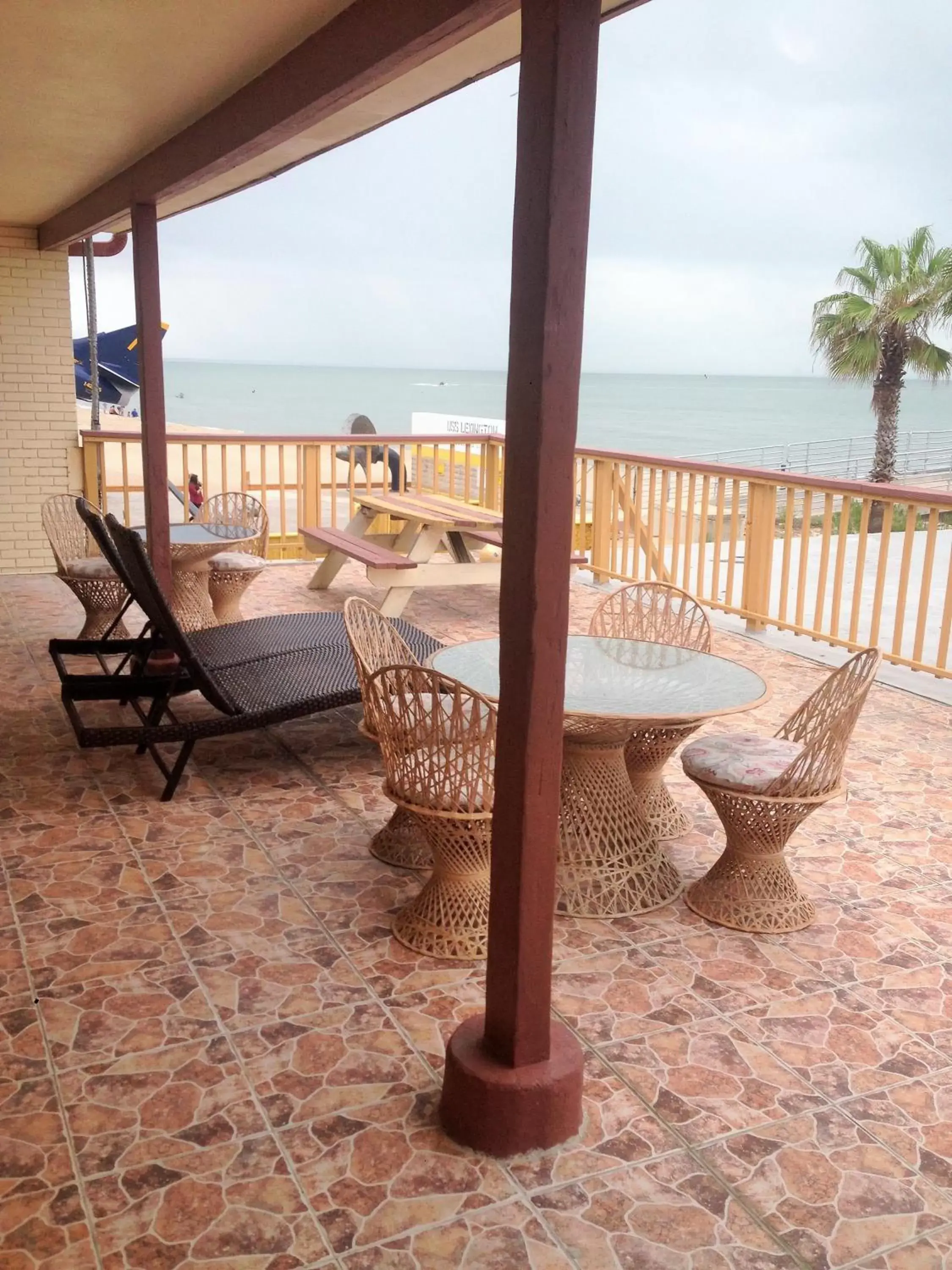 Balcony/Terrace, Patio/Outdoor Area in Capri Beach Hotel