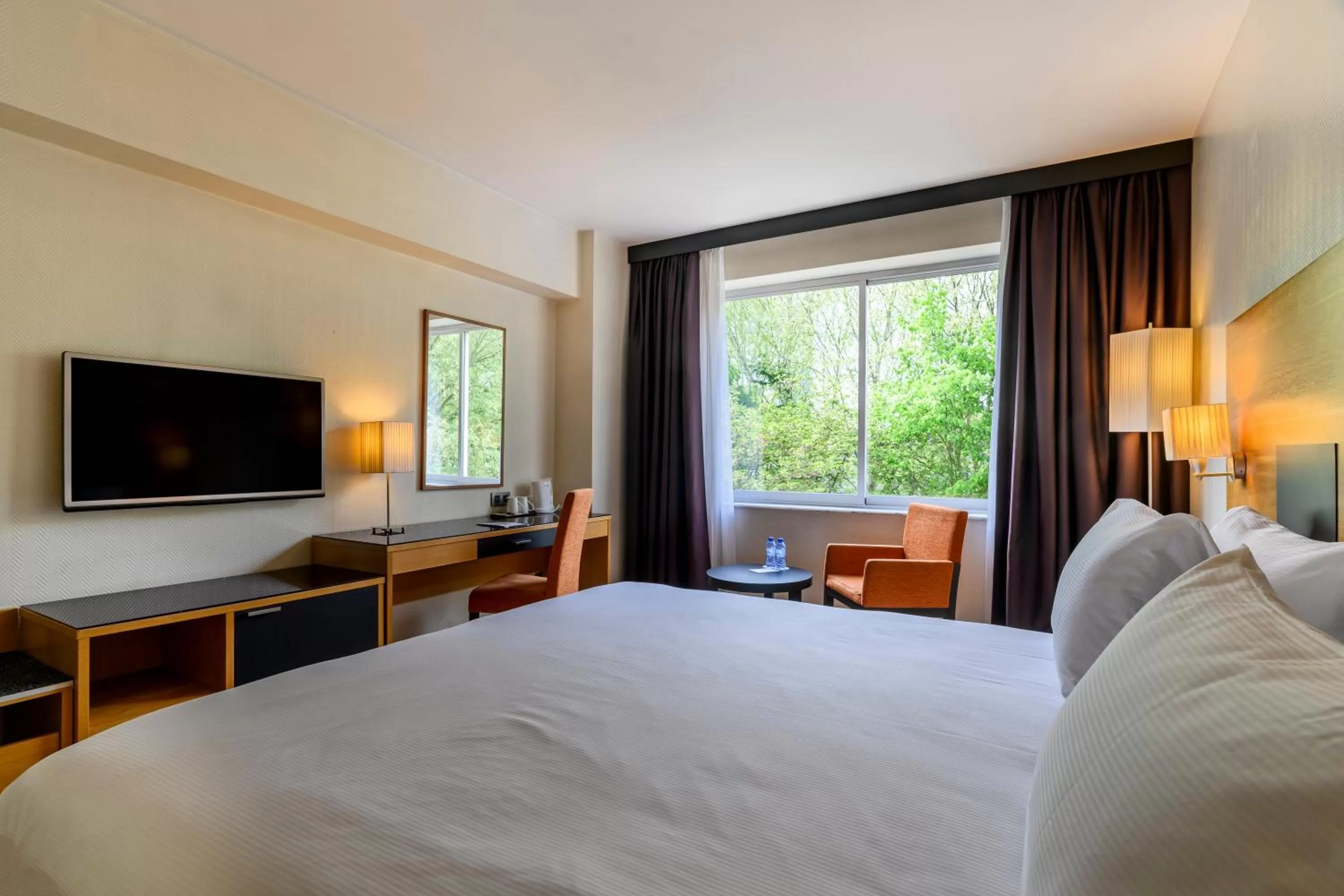 Bedroom, Bed in a&o Brussel Centrum