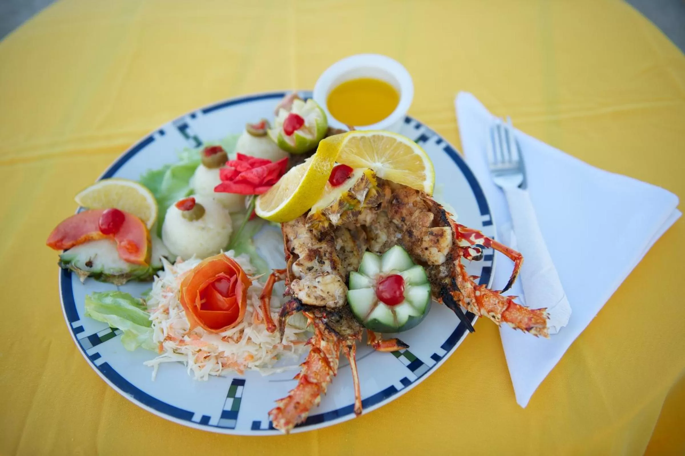 Food close-up in Tropical Paradise