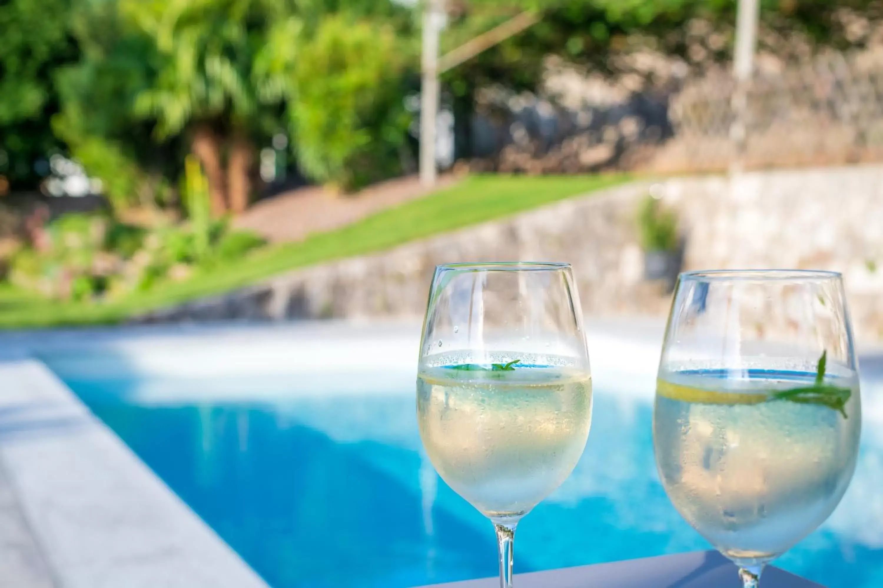 Swimming pool, Drinks in Garni Hotel Ritterhof