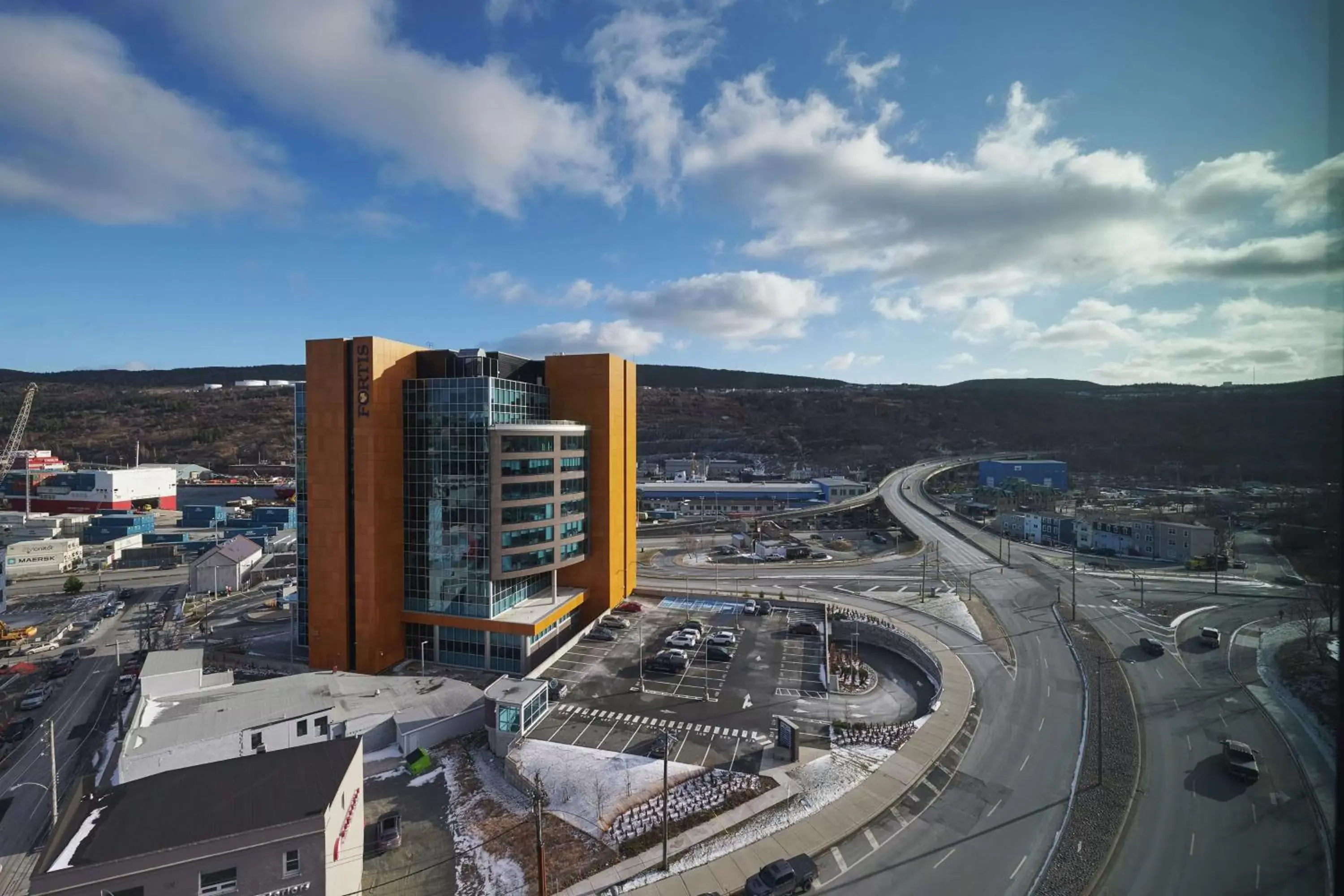 Property building, Bird's-eye View in Hilton Garden Inn St. John's Newfoundland, Canada