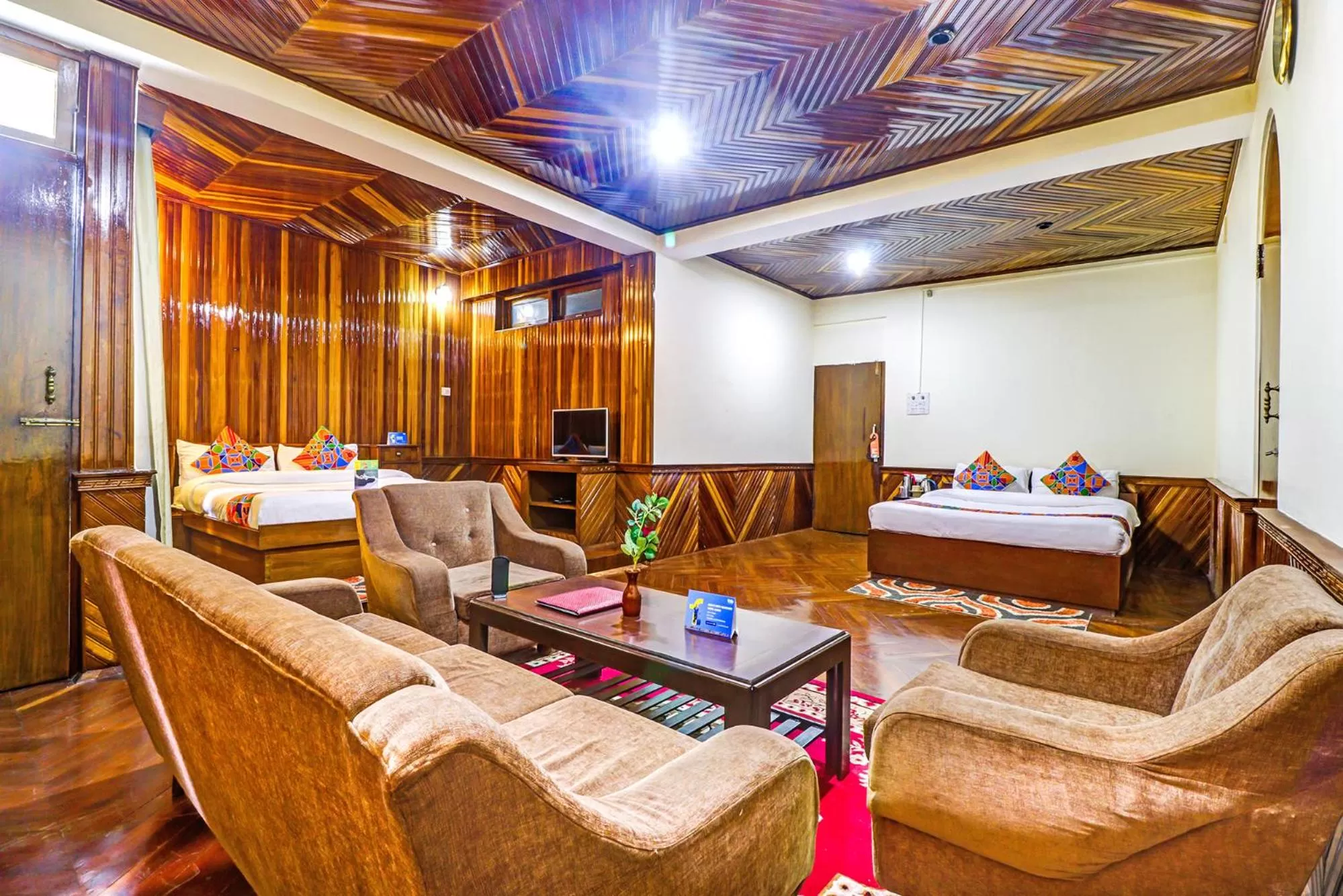 Bedroom in FabHotel Oak Ridge Retreat I