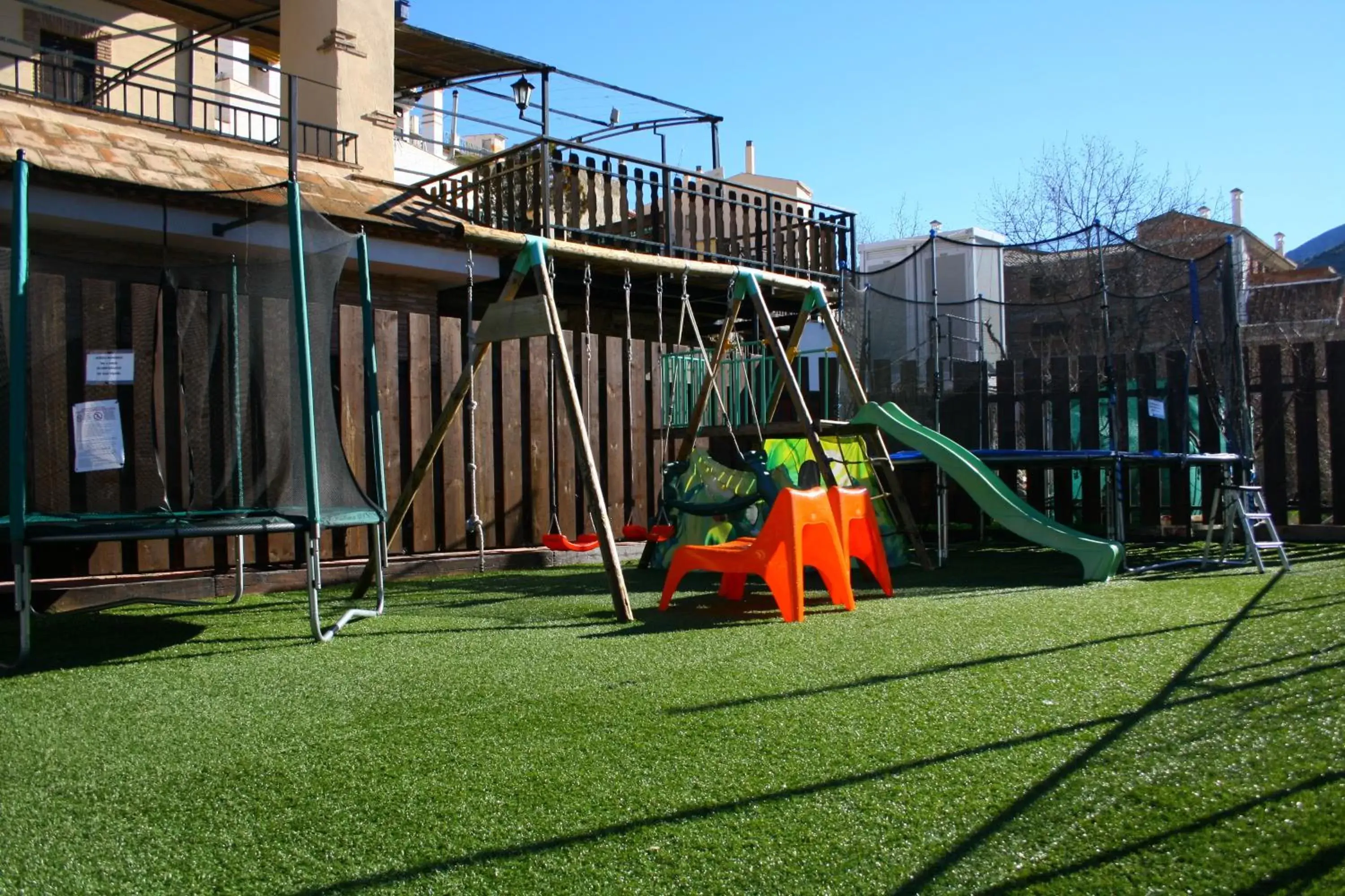 Children play ground, Children's Play Area in Hotel Rural Huerta del Laurel