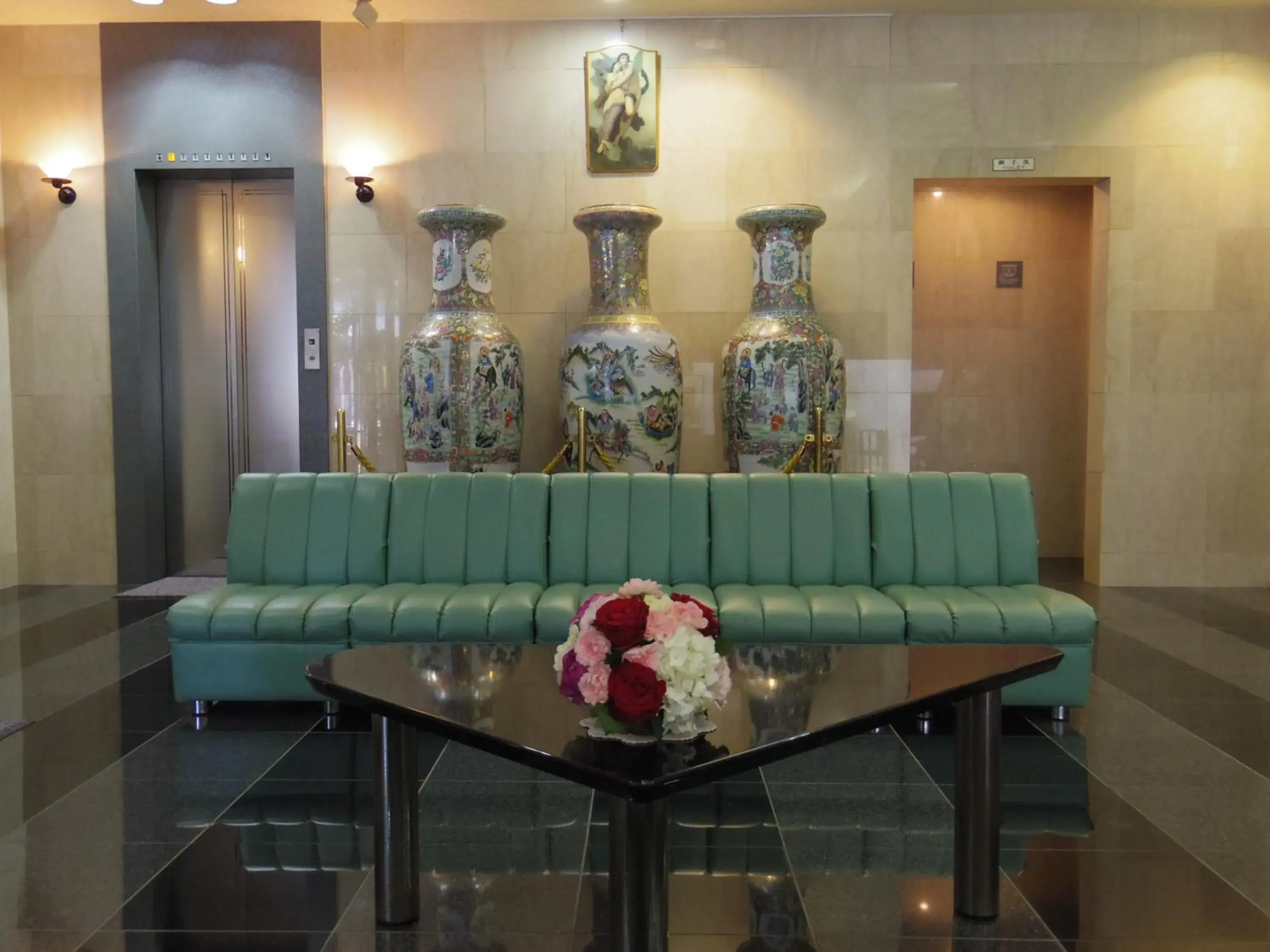 Lobby or reception in Minami Fukuoka Green Hotel