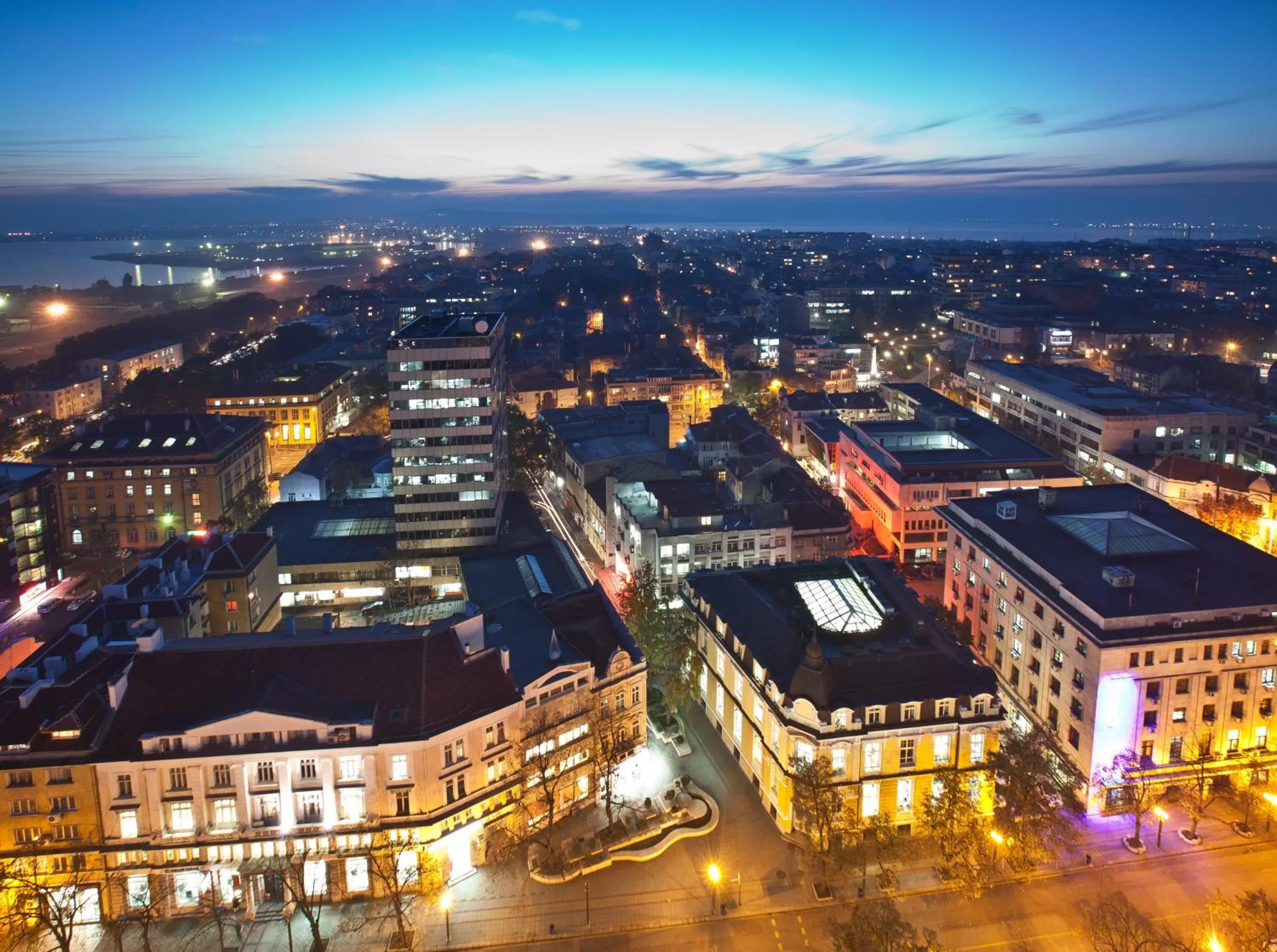 Bird's eye view in Hotel Bulgaria