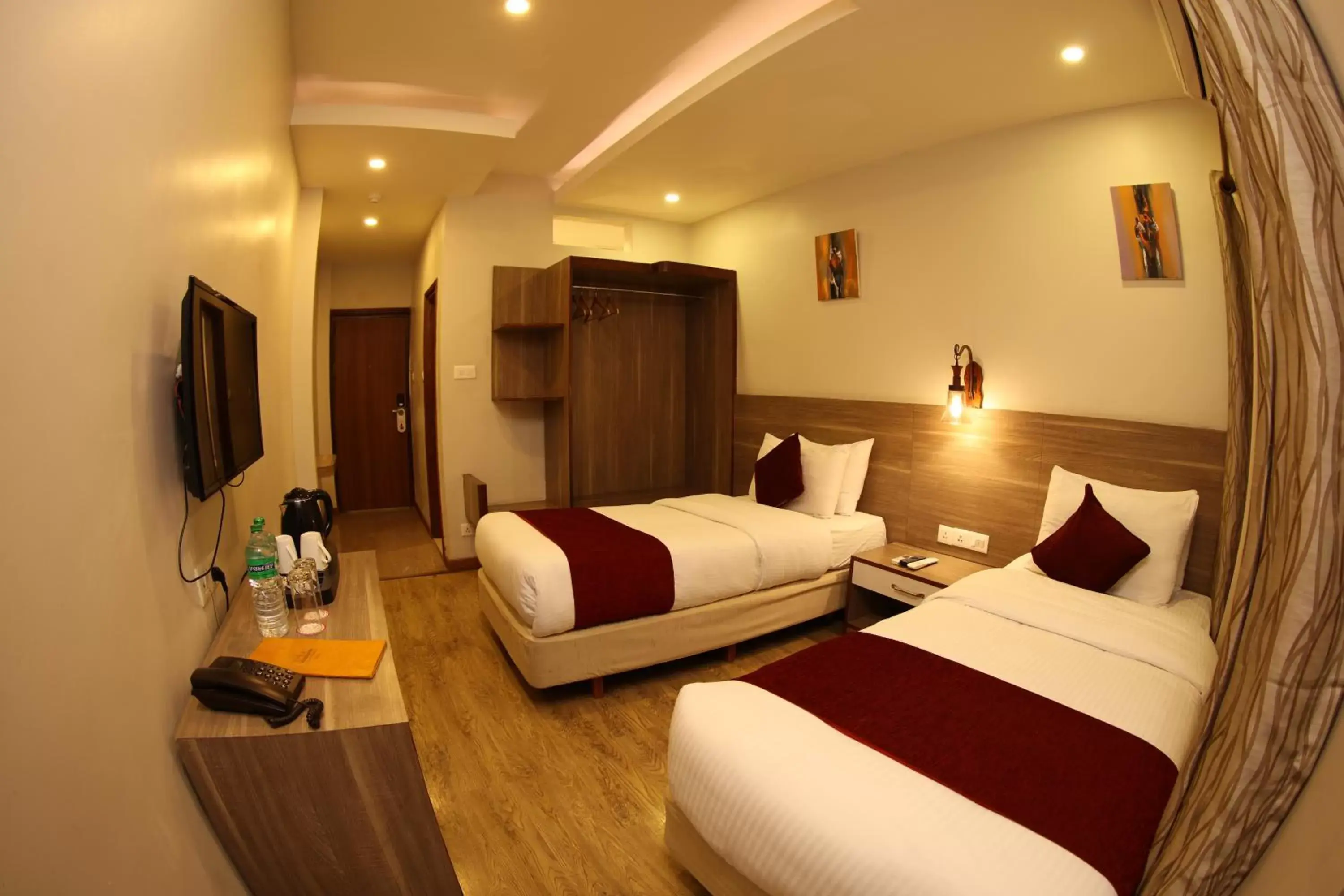 Bedroom, Bed in Hotel Arts Kathmandu