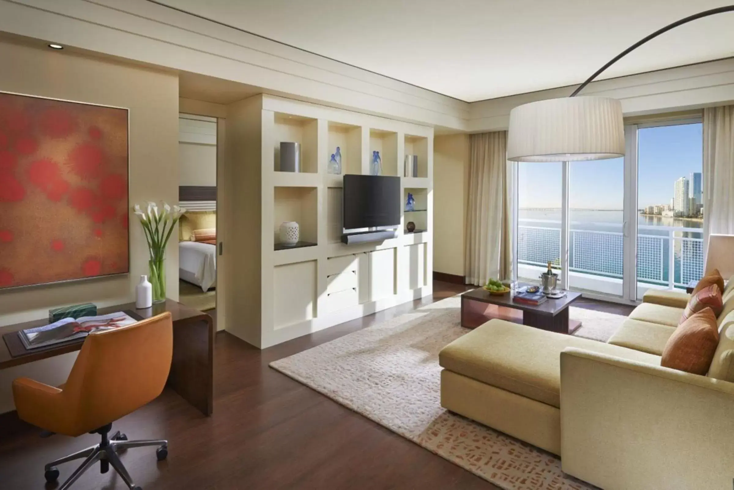 Living room, TV/Entertainment Center in Mandarin Oriental Miami