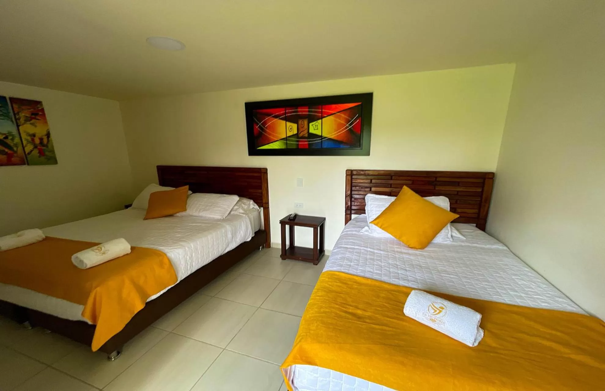 Bed in La Victoria Hotel Campestre