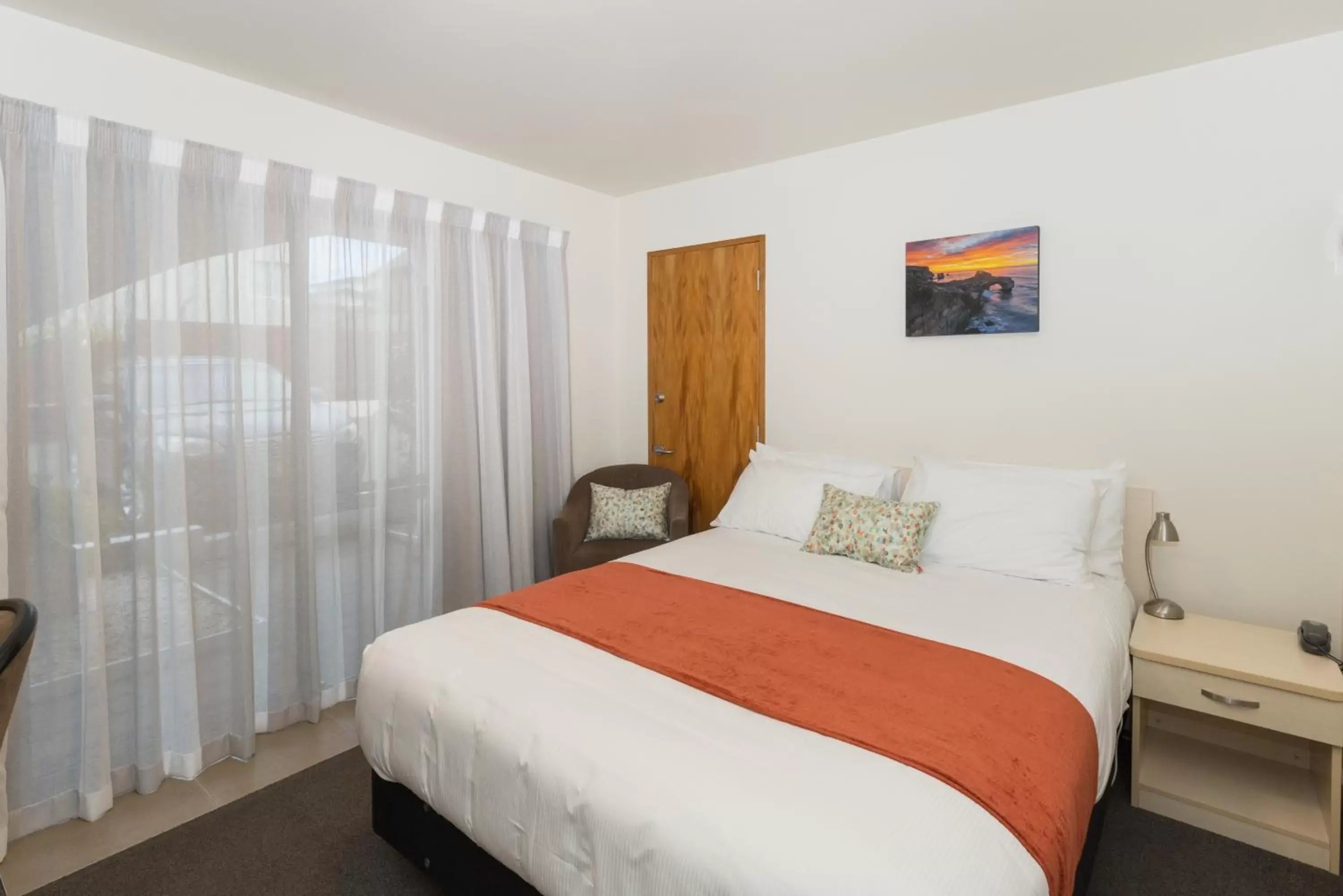 Bedroom, Bed in Bella Vista Motel Dunedin