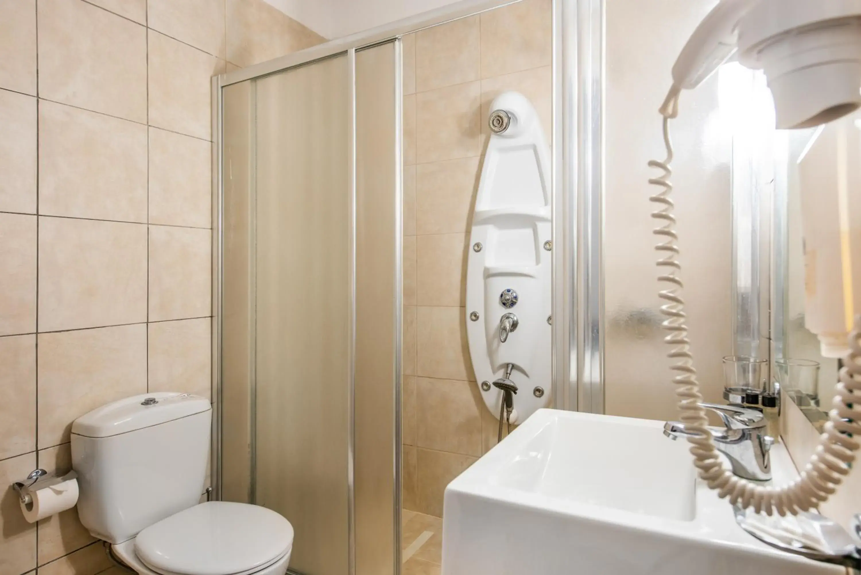 Property building, Bathroom in Myrto Hotel