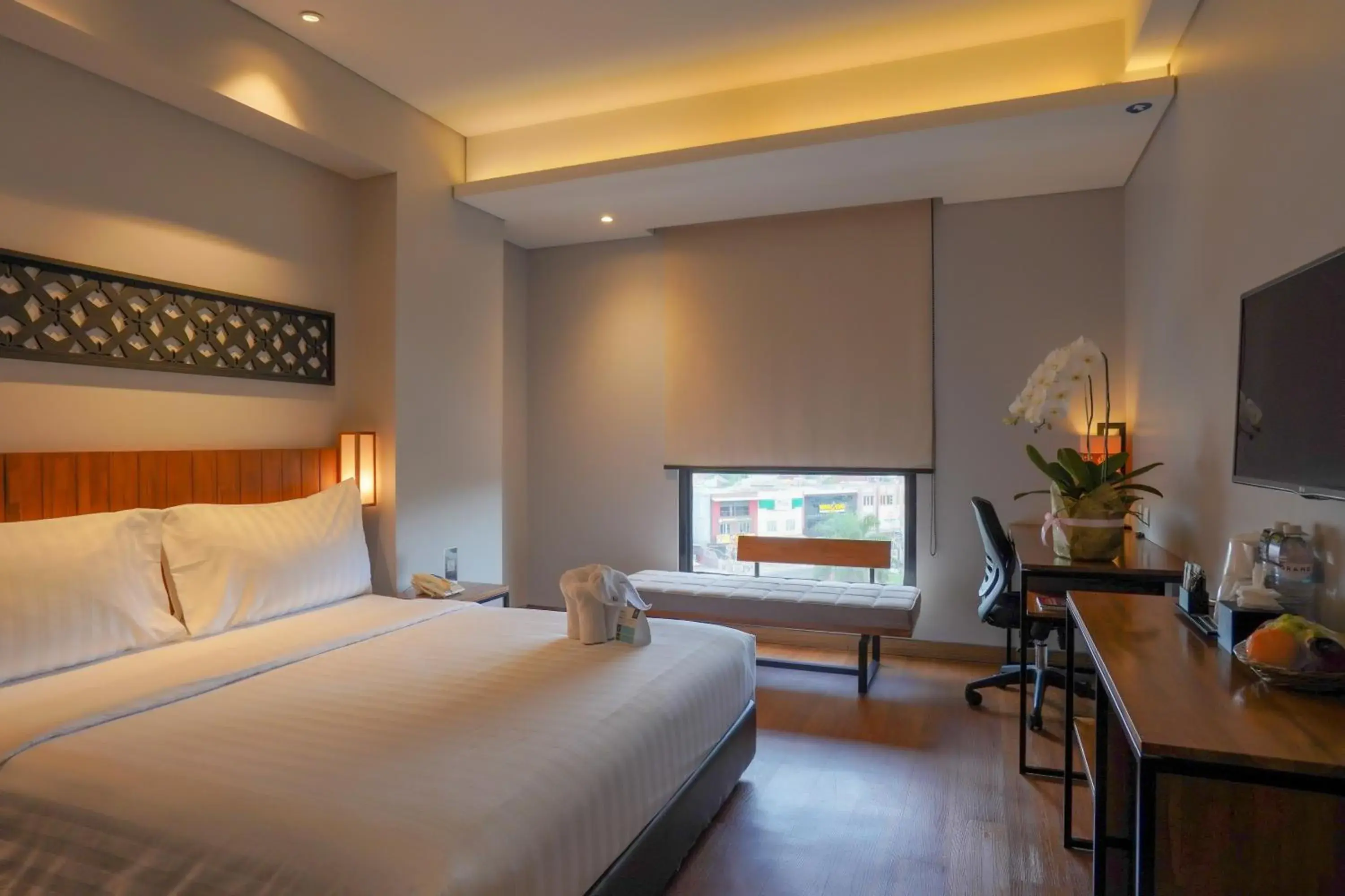 Bed in Batiqa Hotel Lampung