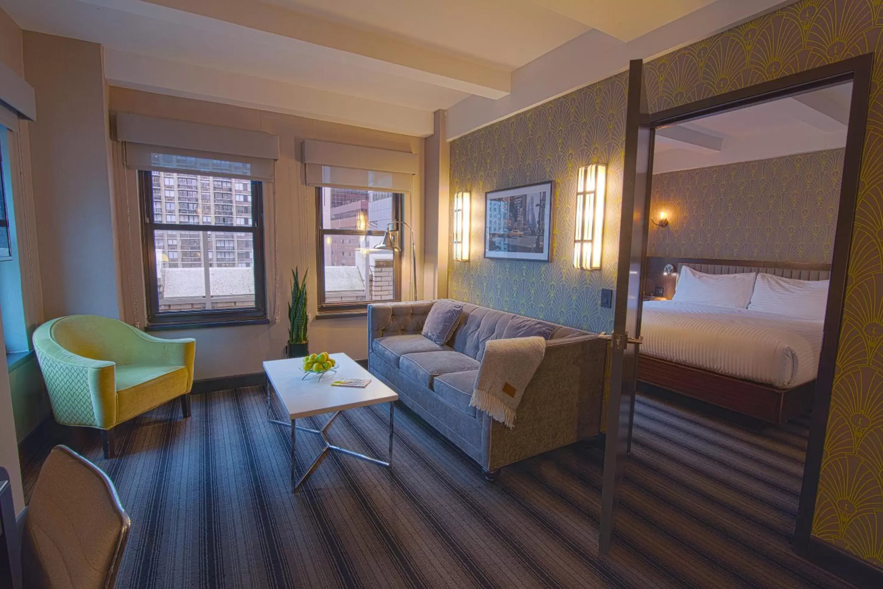 Bedroom, Seating Area in Hotel Edison Times Square