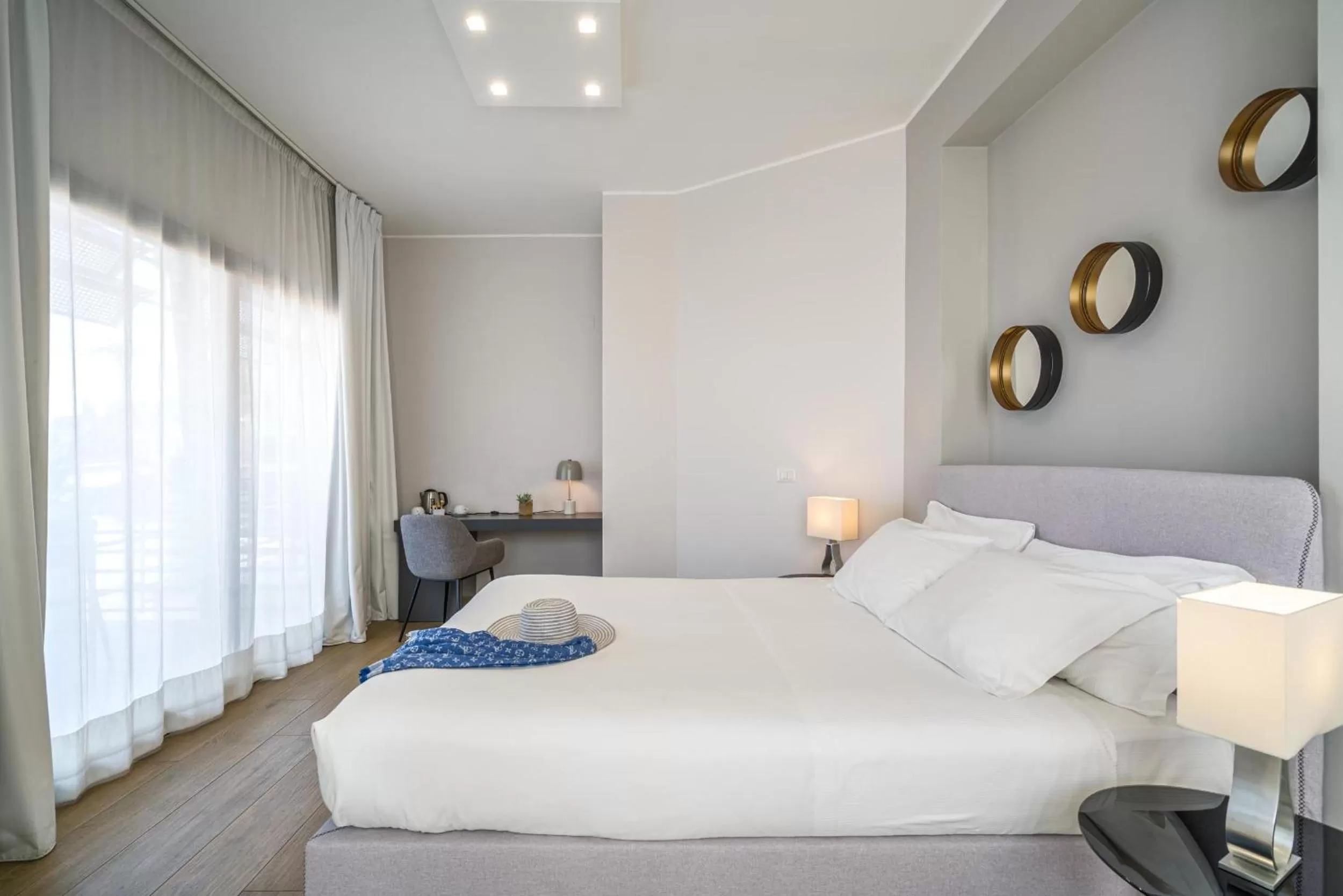 Bed in Taormina Palace Hotel