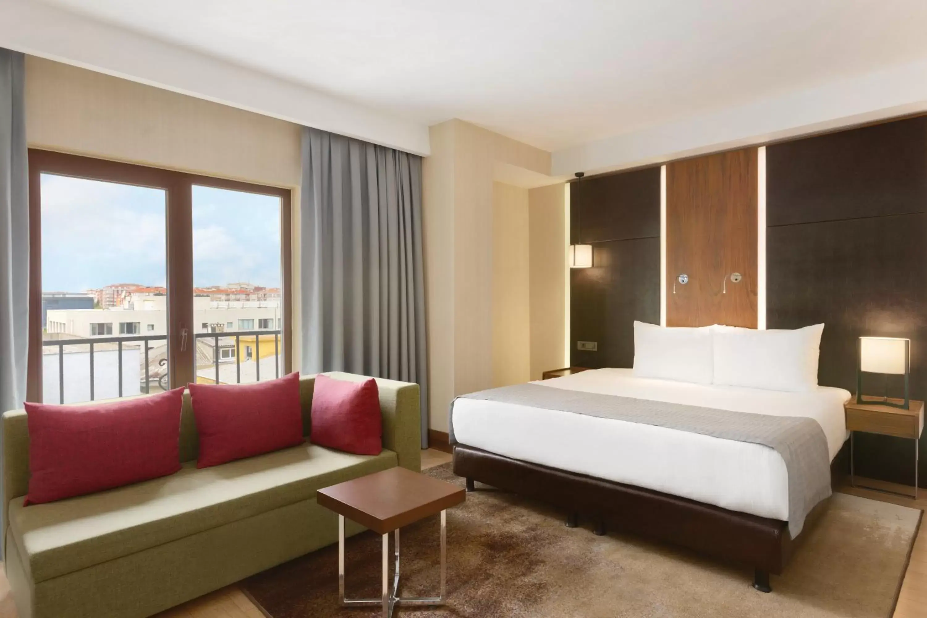 Seating area, Bed in Ramada by Wyndham Istanbul Florya Seating area, Bed in Ramada by Wyndham Istanbul Florya