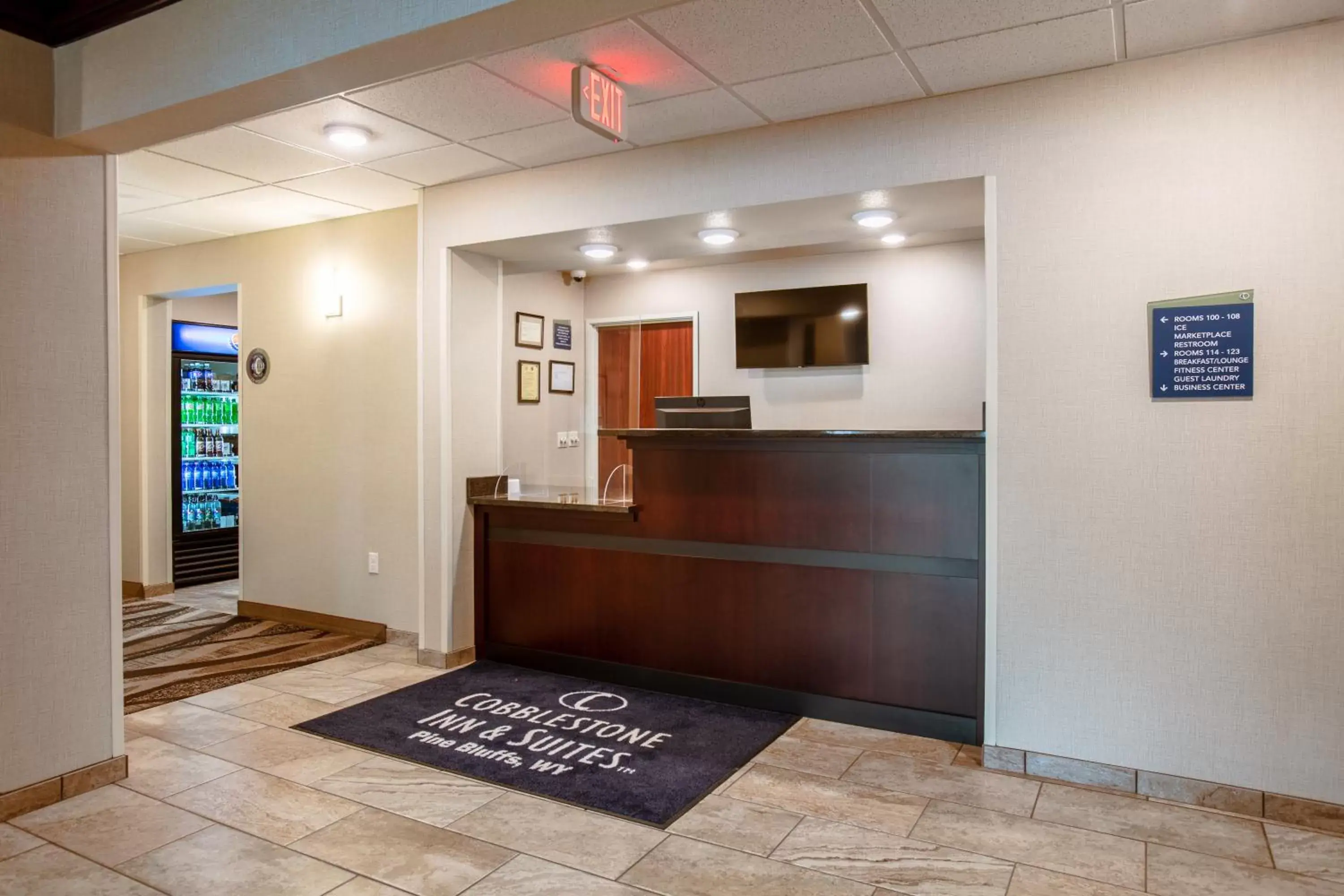 Lobby or reception, Lobby/Reception in Cobblestone Inn & Suites - Pine Bluffs