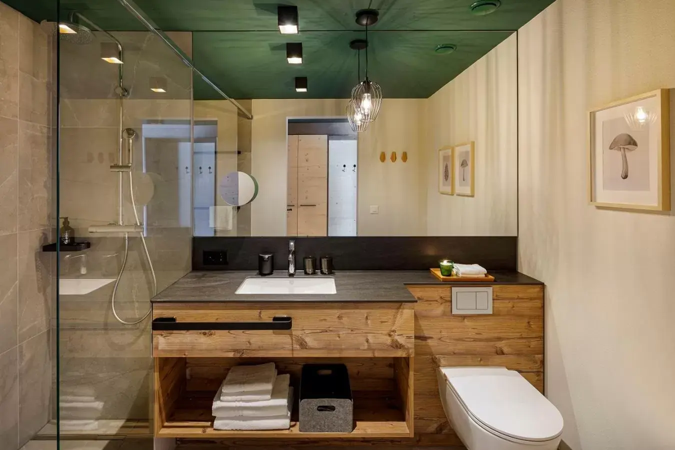 Shower, Bathroom in Hotel Sport Klosters