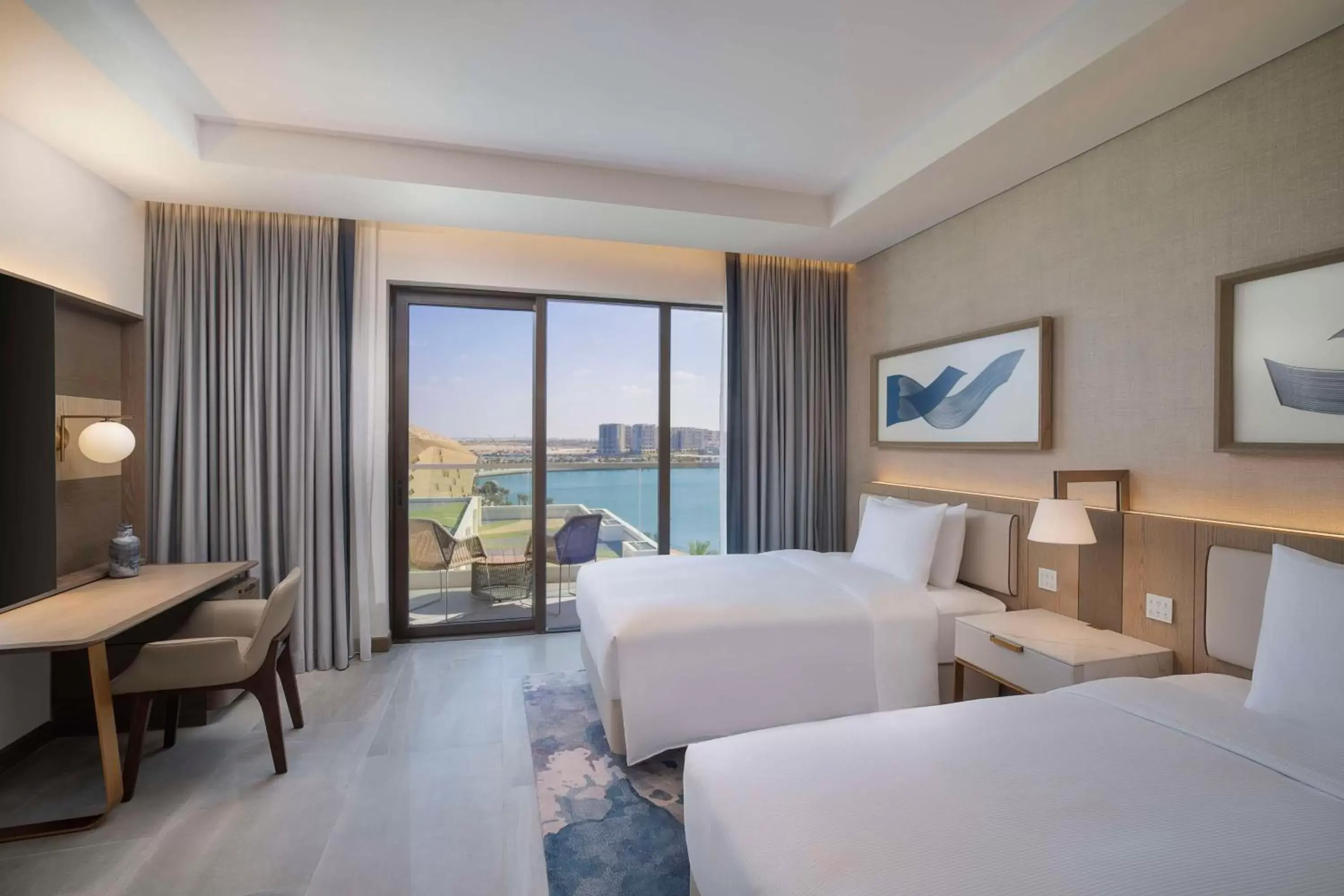 Bedroom in Hilton Abu Dhabi Yas Island