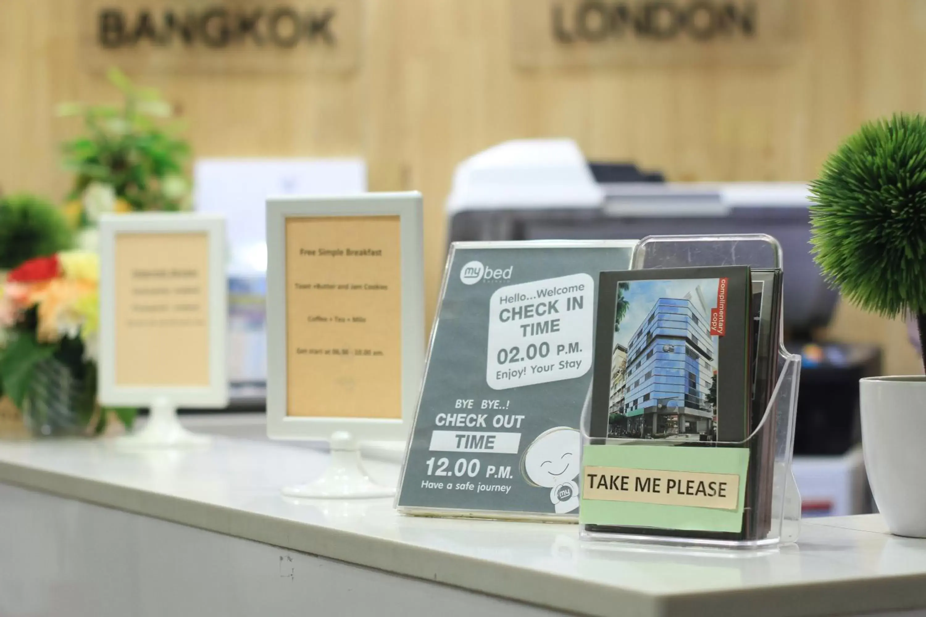 Lobby or reception in Mybed Sathorn Hotel Lobby or reception in Mybed Sathorn Hotel