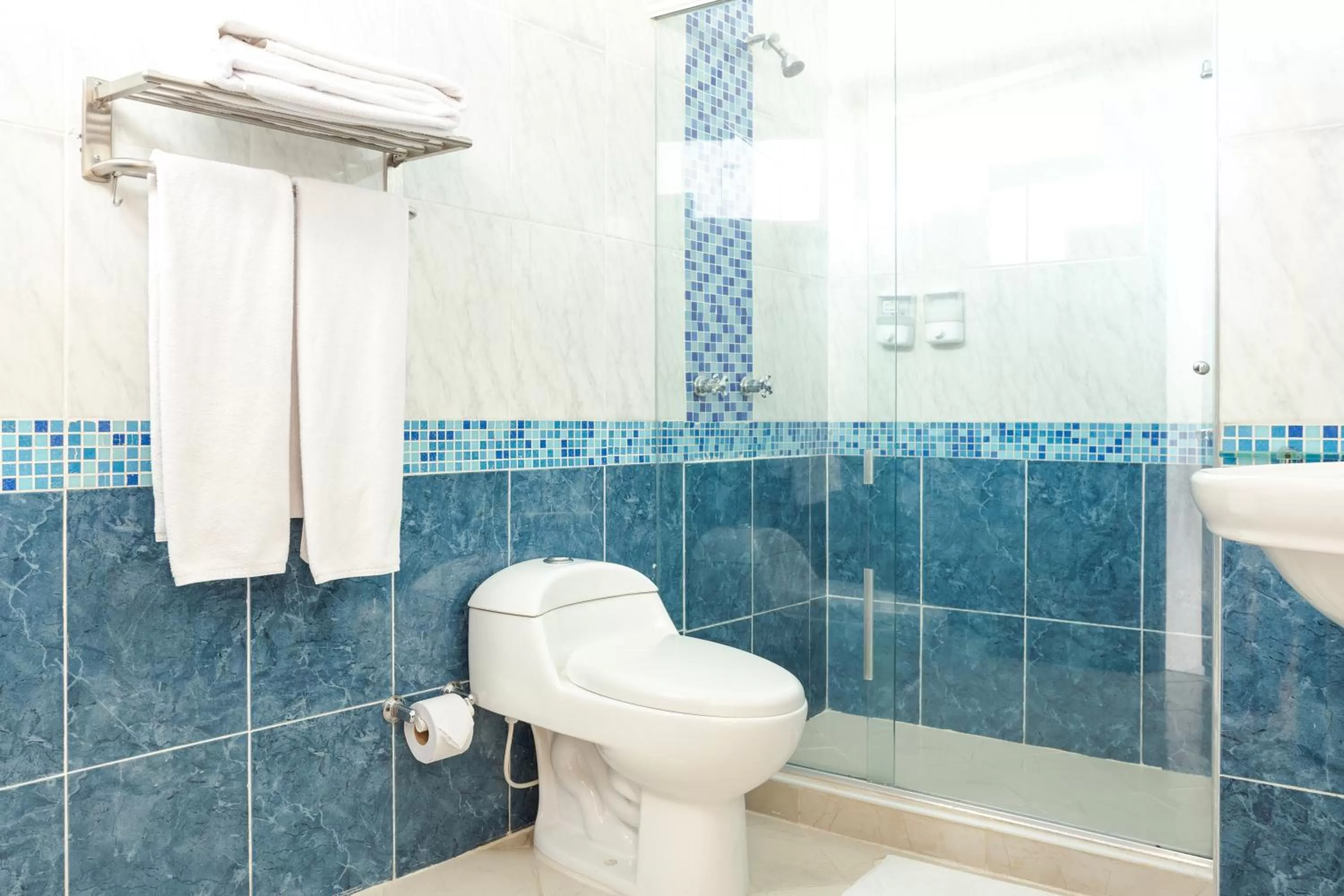 Shower in Hotel Manantial Melgar