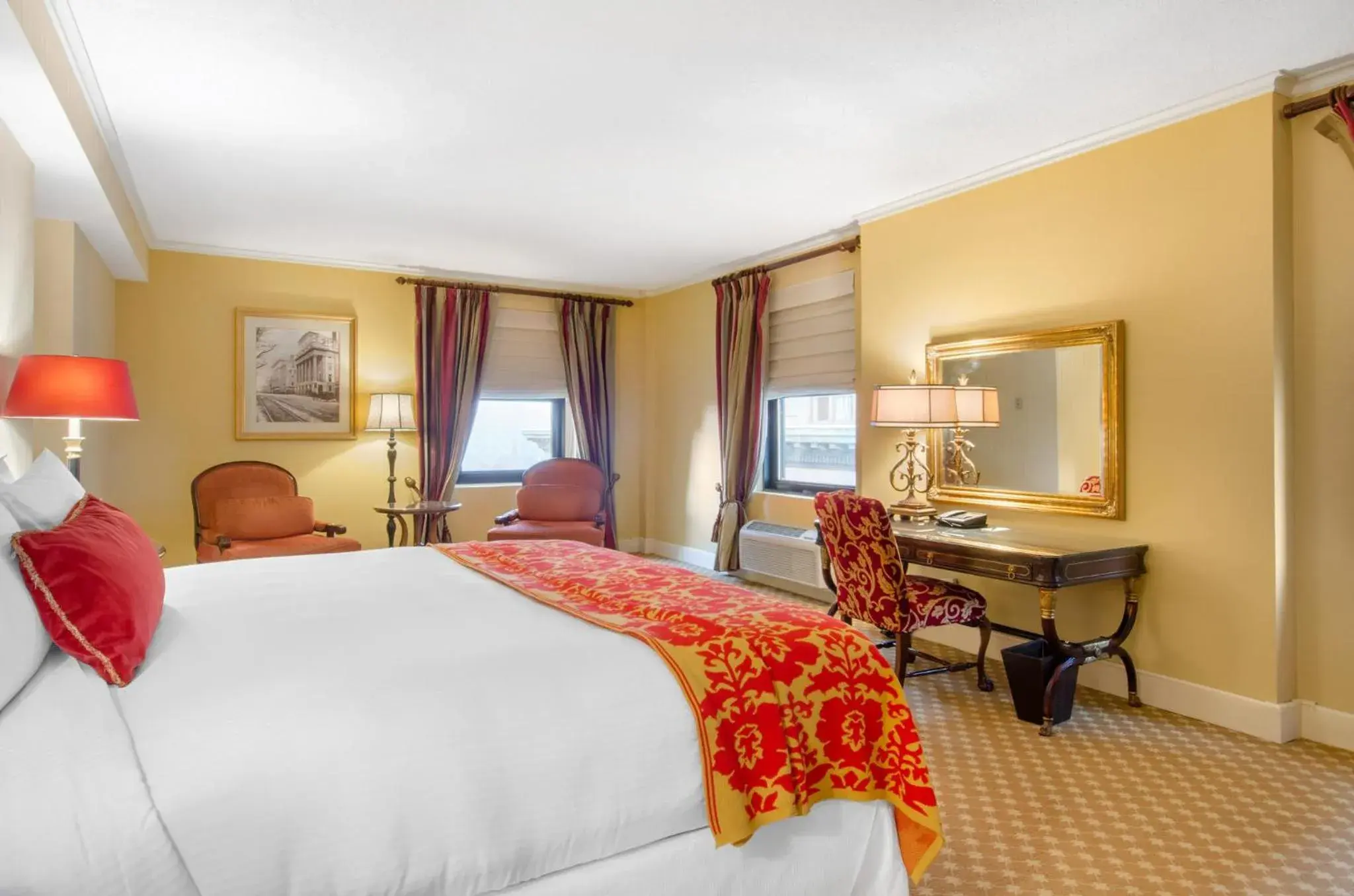 Bedroom in Boston Omni Parker House Hotel