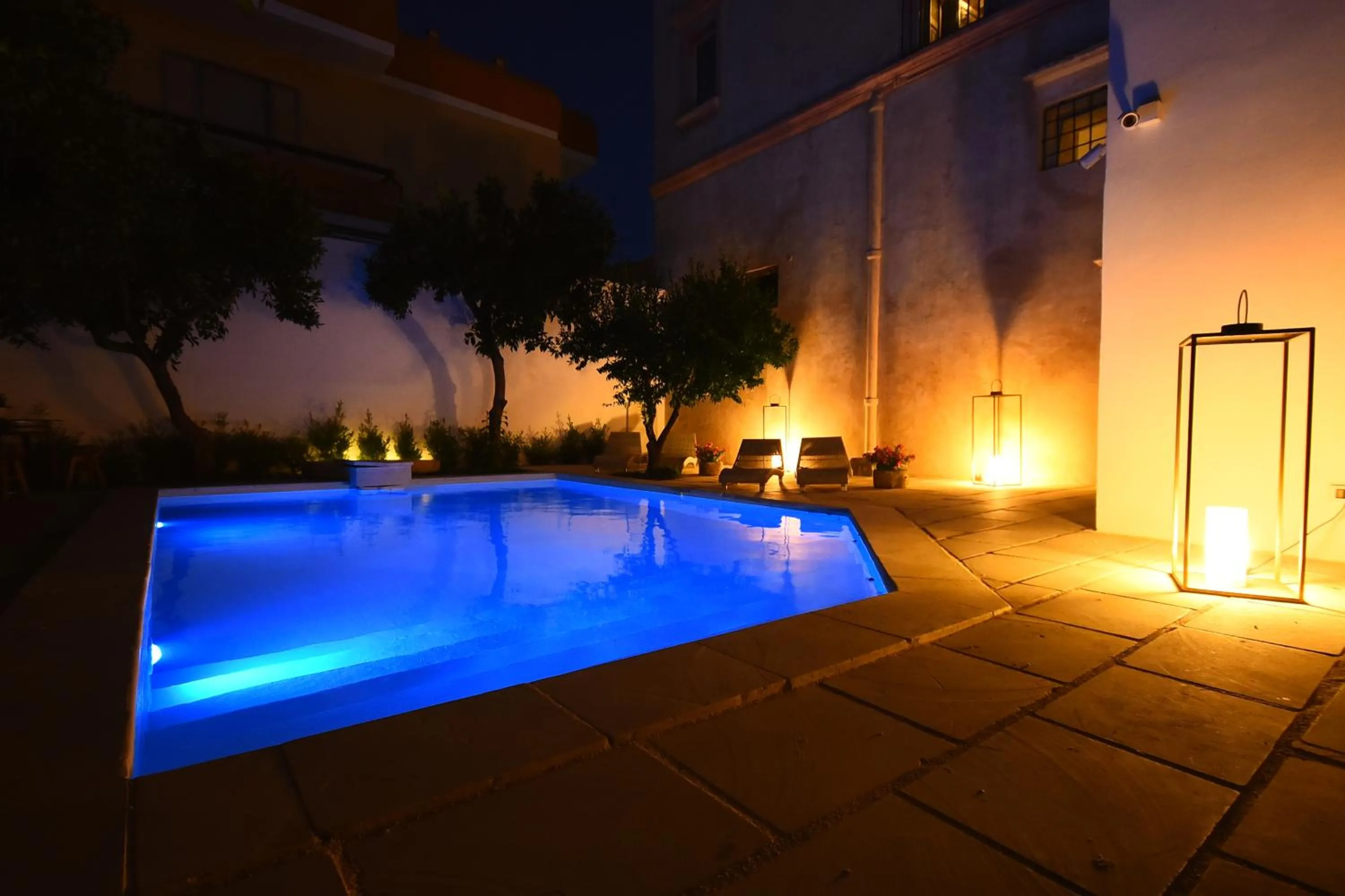 Swimming pool in Palazzo Castriota