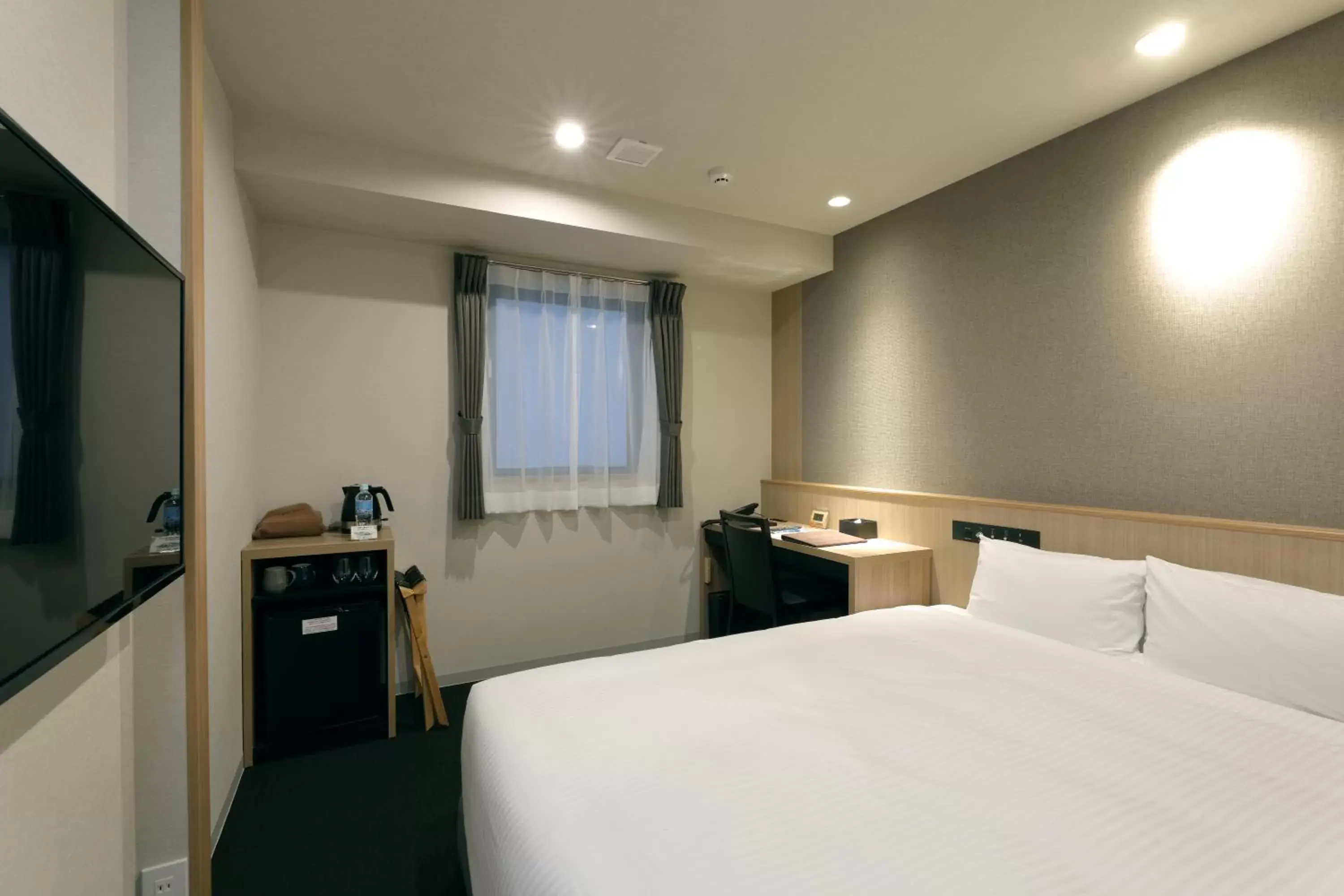 Photo of the whole room, Bed in At Inn Hotel Toyotashi Eki