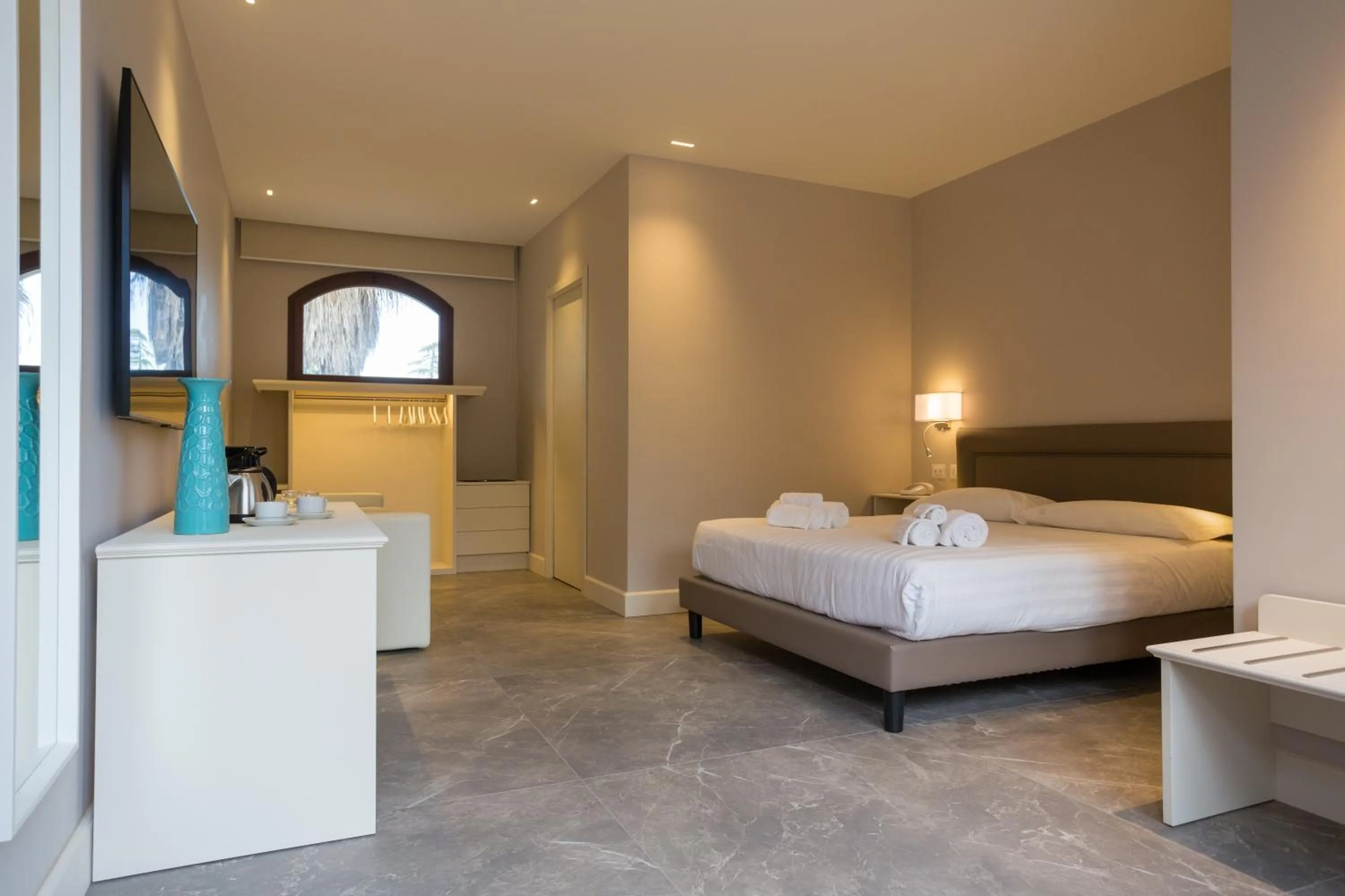 Bedroom, Bed in Airone Wellness Hotel