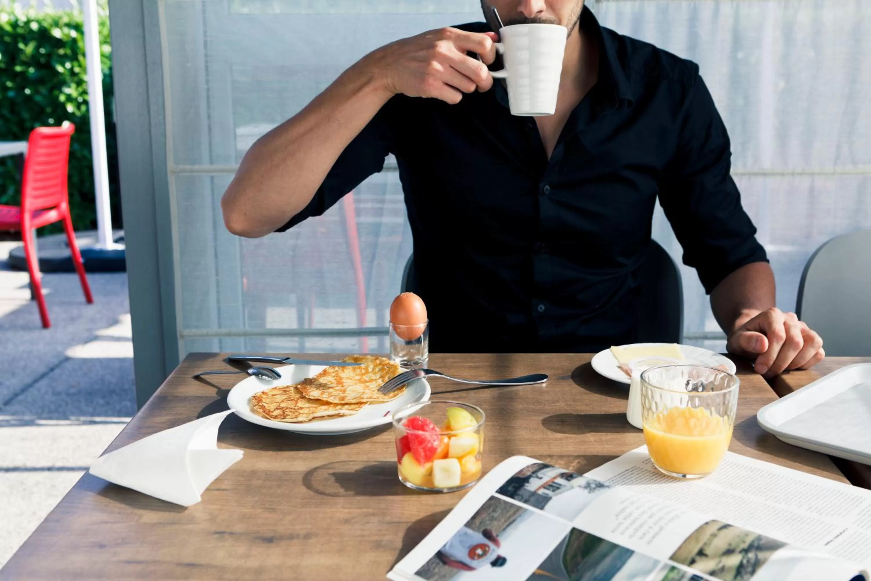 Balcony/Terrace in Campanile NATURE - Lyon Est Bron Eurexpo