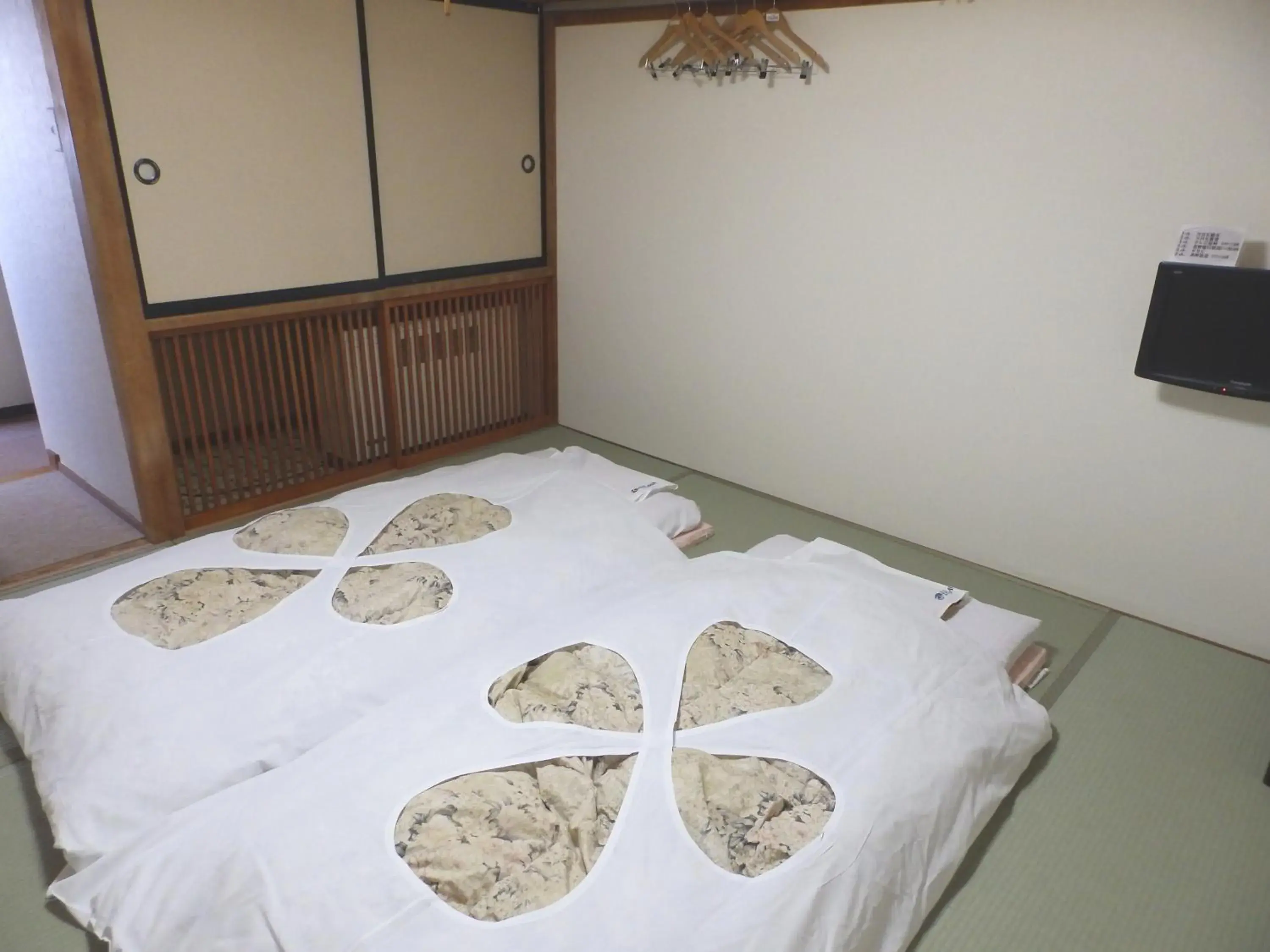 Bed in Hotel Tagawa