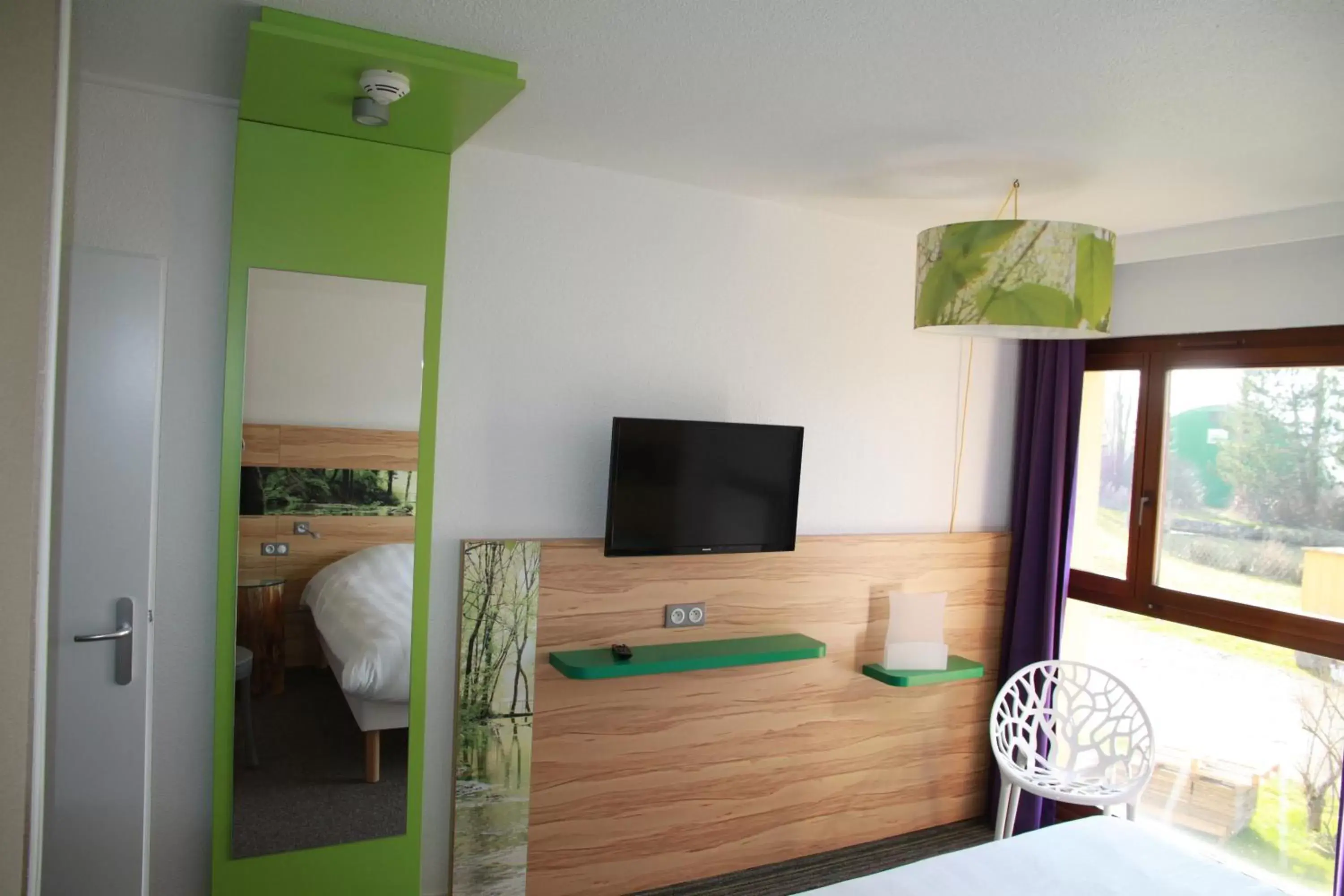 Decorative detail, TV/Entertainment Center in ibis Styles Sarrebourg