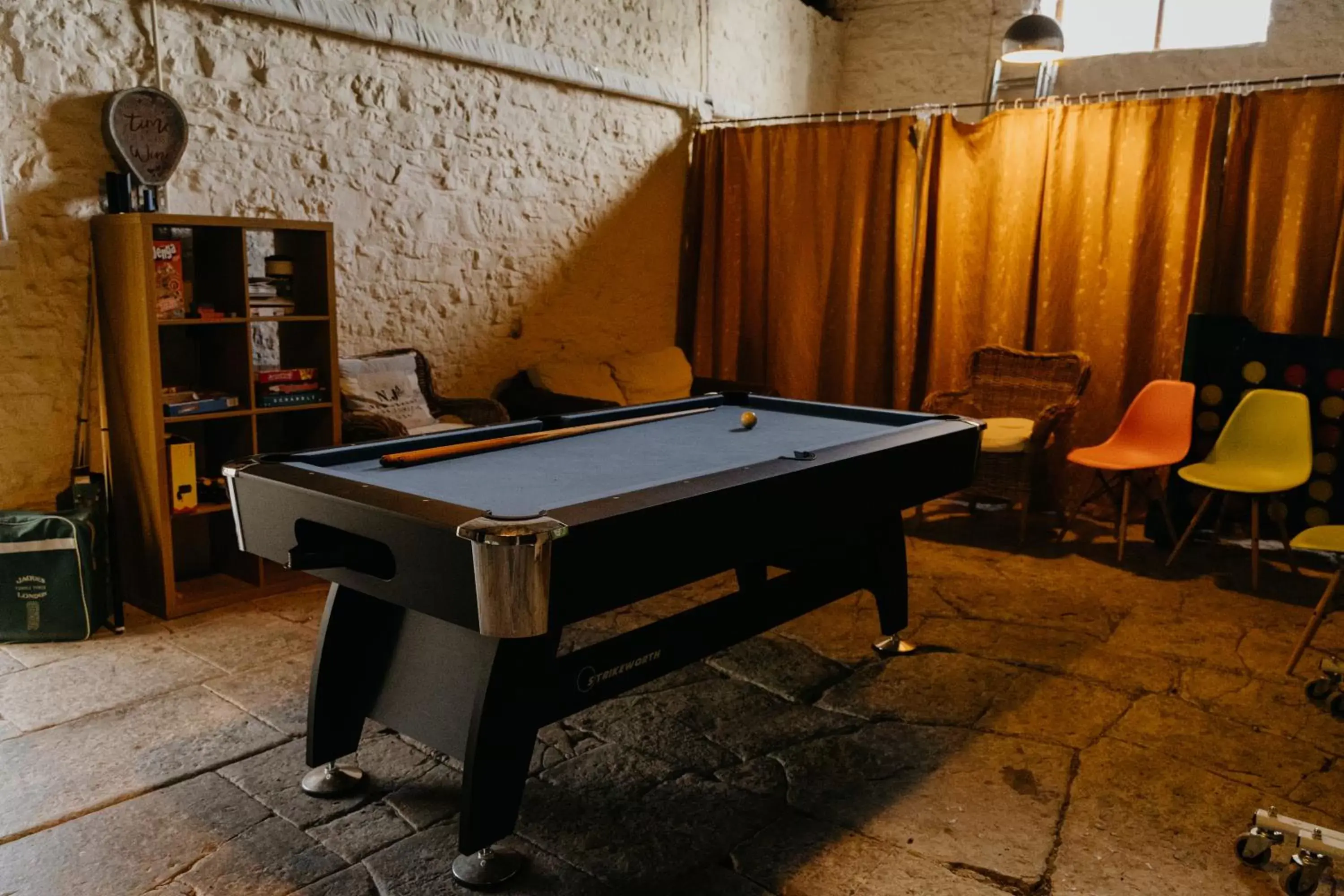 Game Room, Billiards in Little England Retreats - Cottage, Yurt and Shepherd Huts
