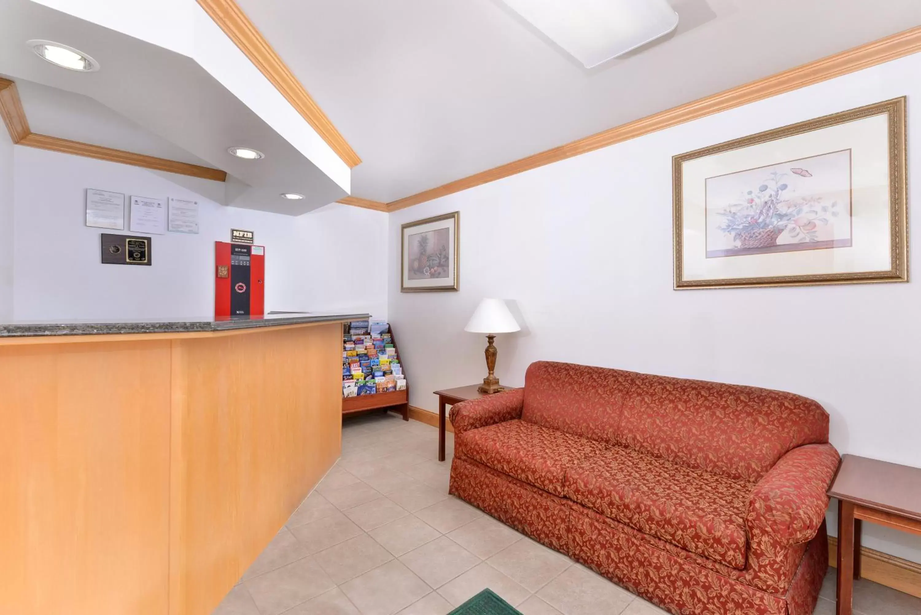 Lobby or reception in Tower Inn and Suites of Guilford / Madison Lobby or reception in Tower Inn and Suites of Guilford / Madison