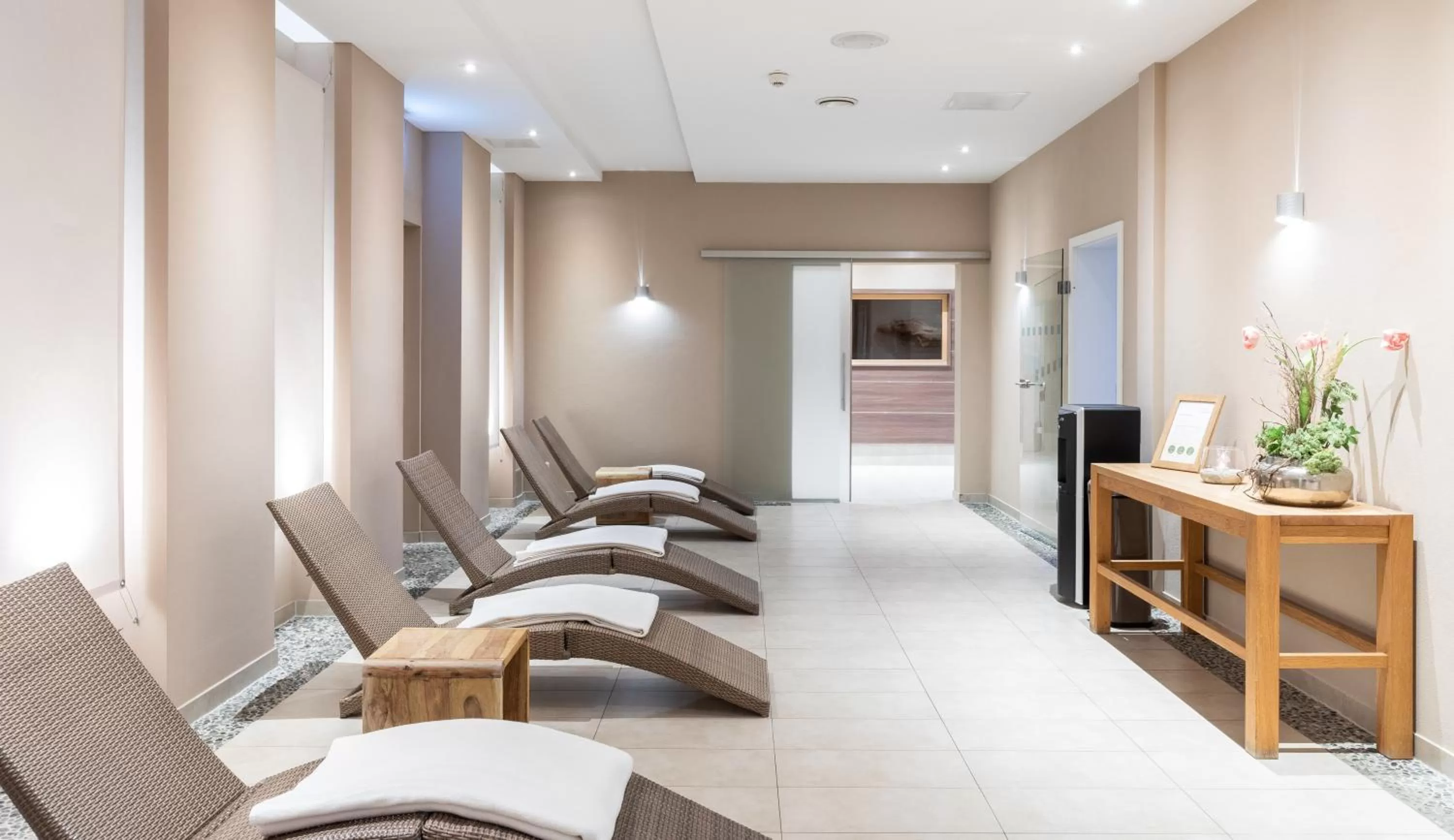 Spa and wellness centre/facilities in Strandhafer Aparthotel